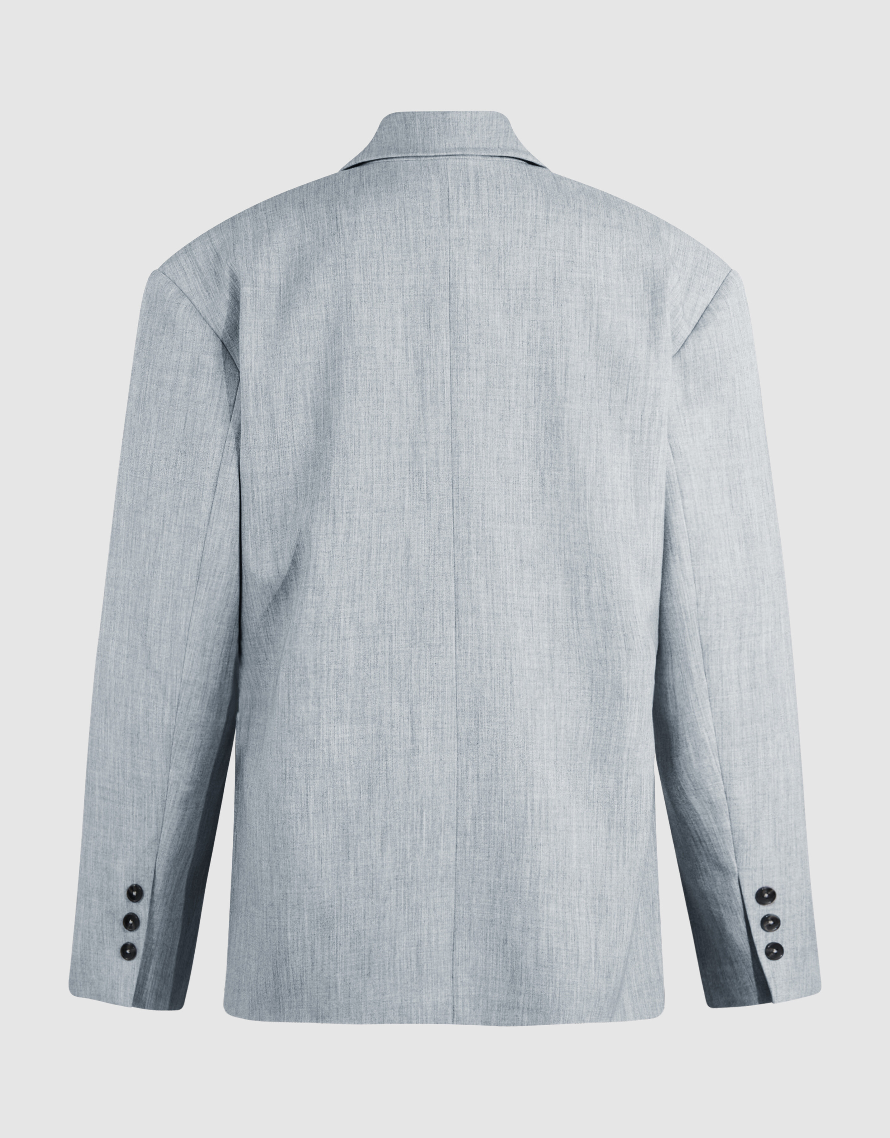 Oversized Shoulder Blazer Lichtgrijs SHOEBY WOMEN