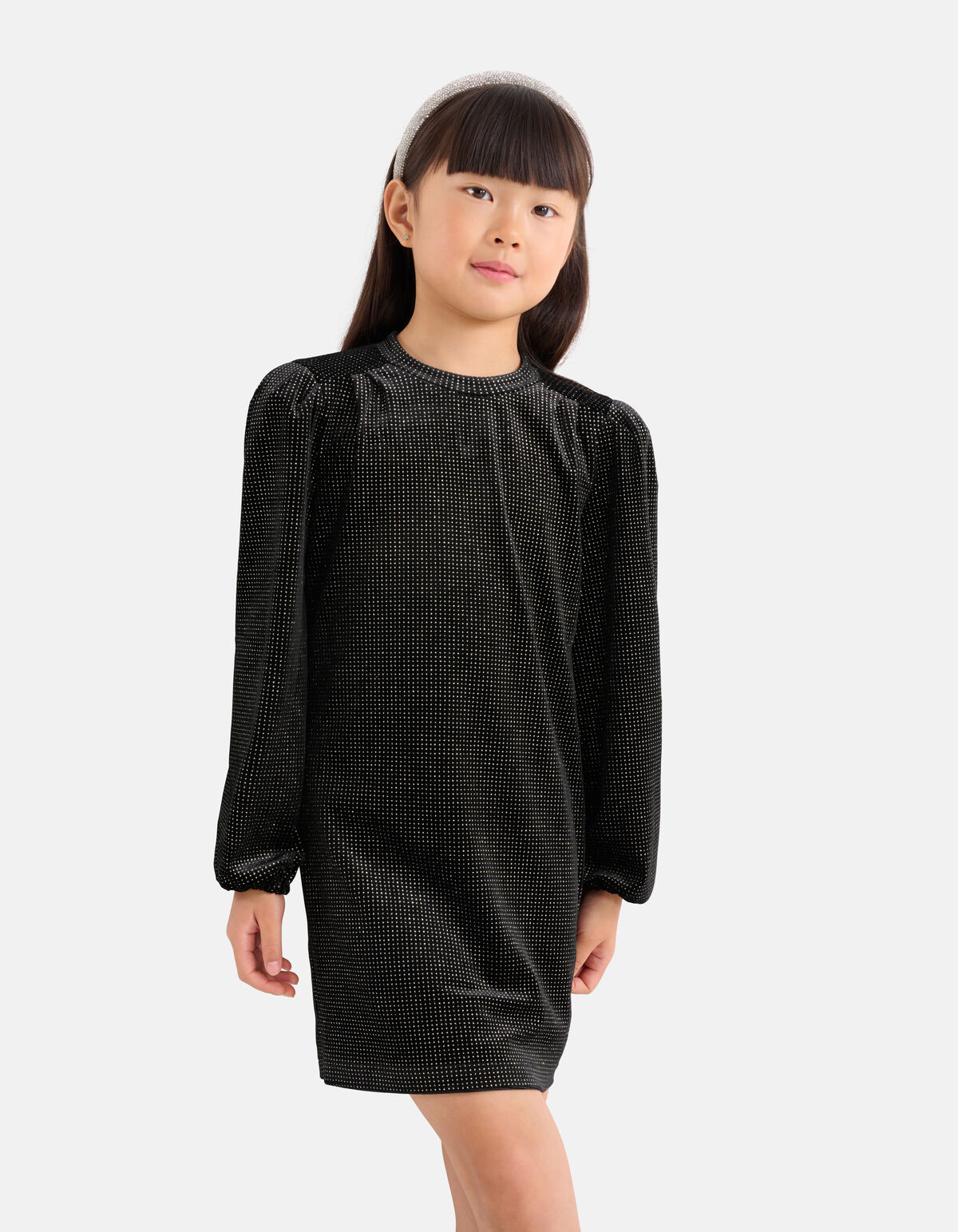 Strass Jurk Zwart SHOEBY GIRLS