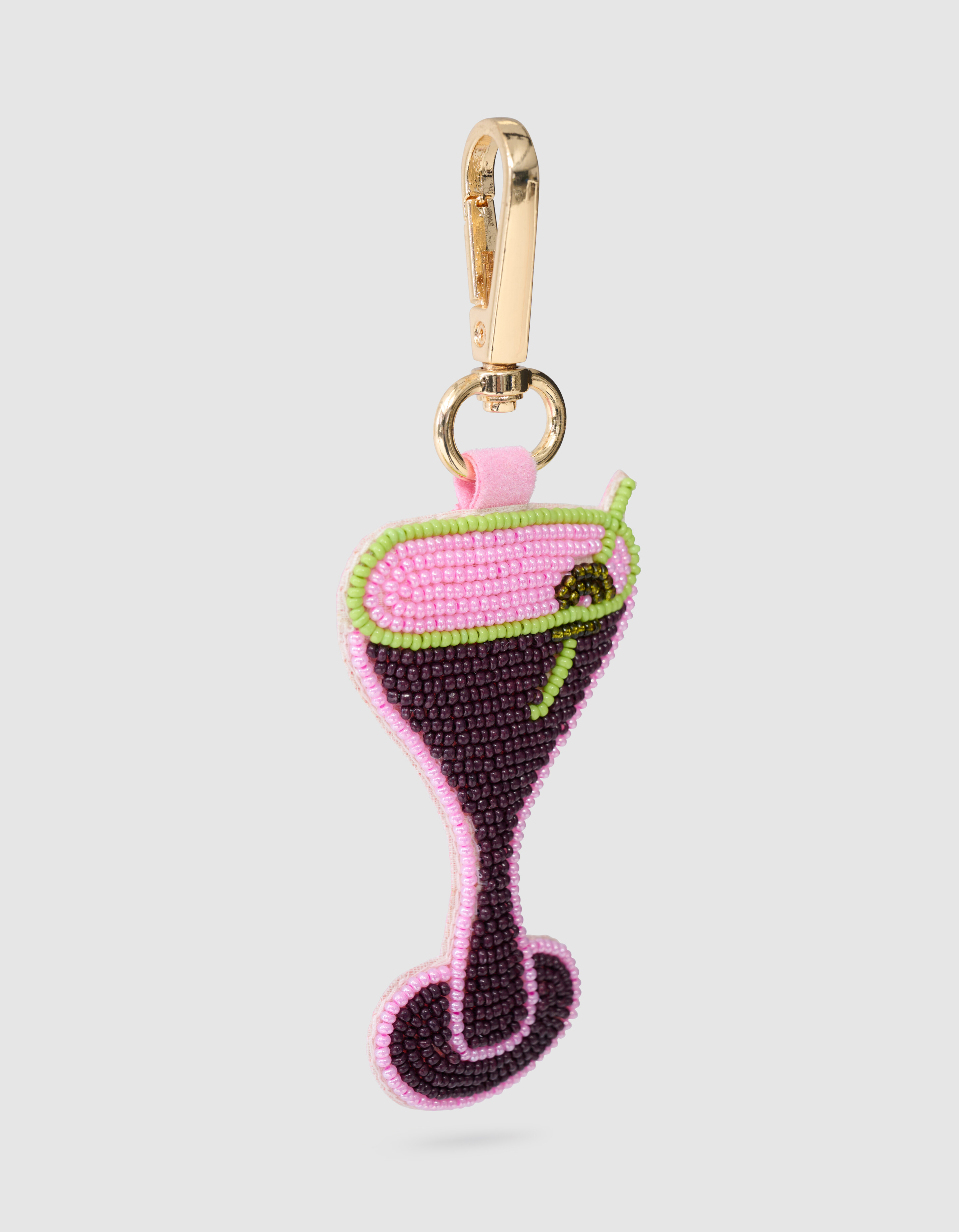 Beaded Cocktail Bagcharm Roze SHOEBY ACCESSOIRES