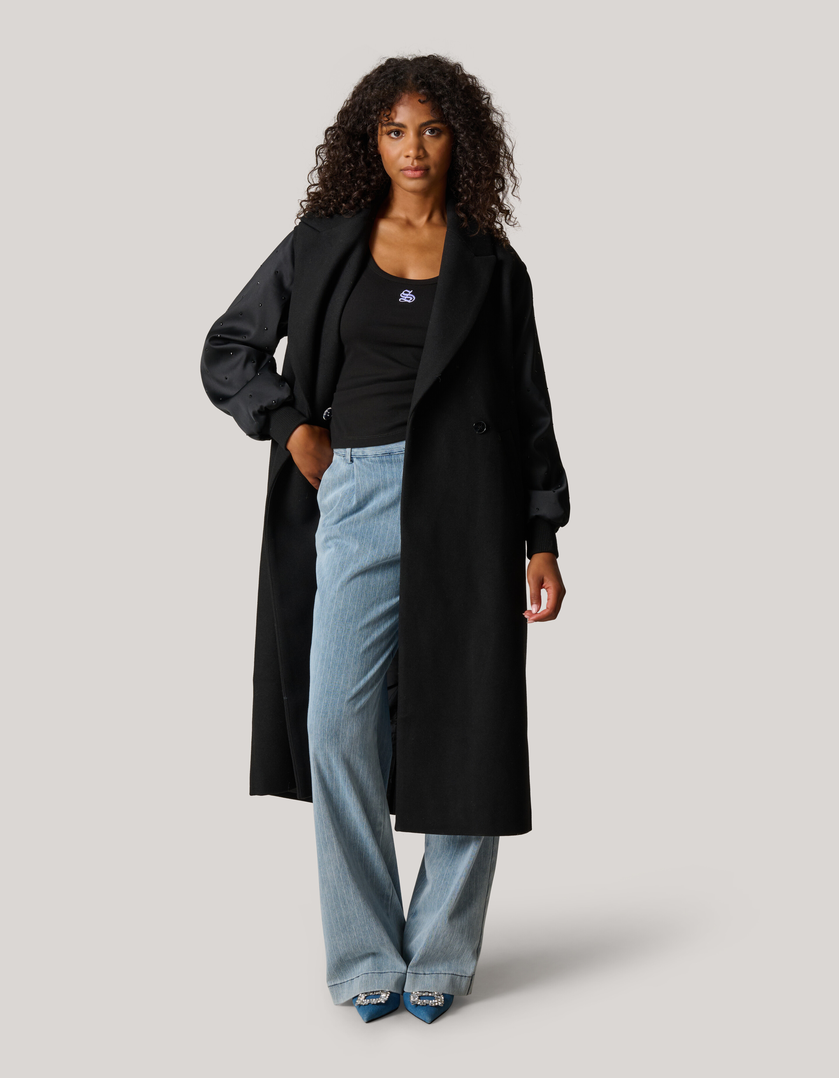 Combi Bomber Jas Zwart SHOEBY WOMEN