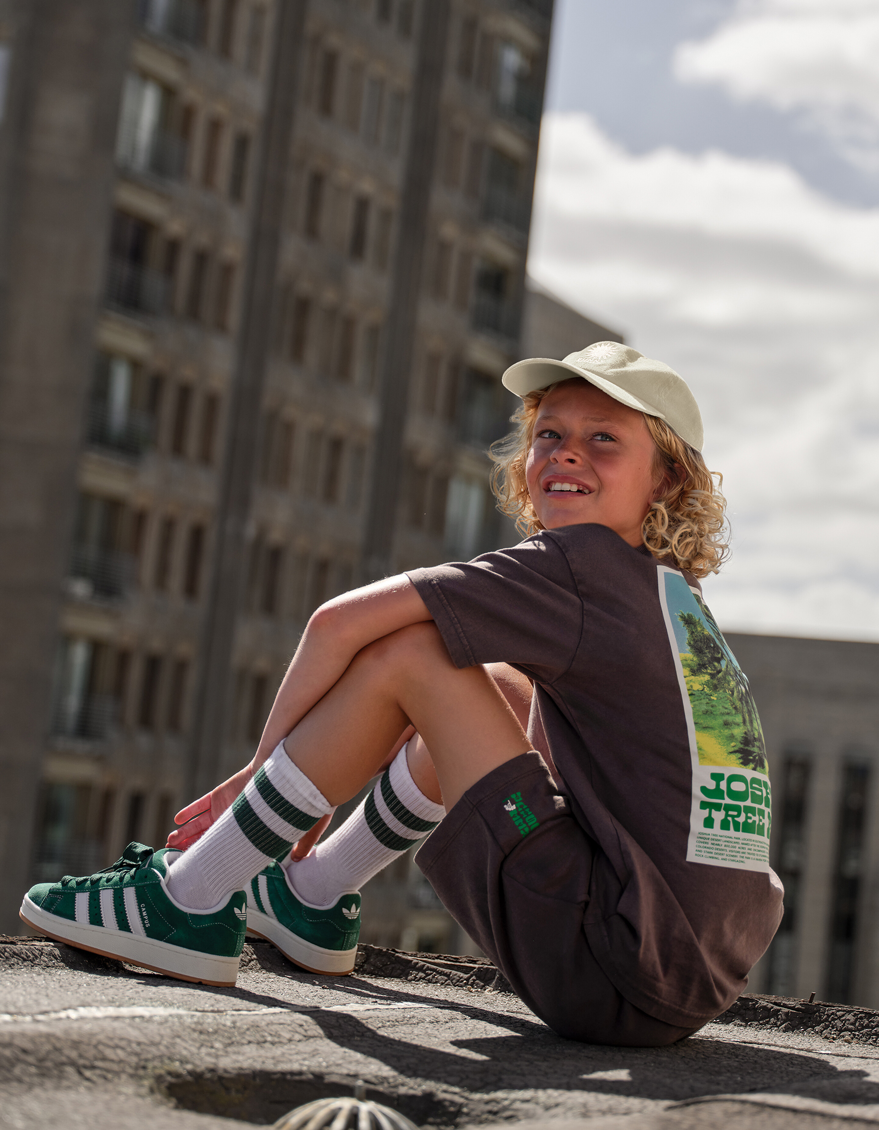 Park Artwork T-shirt Donkergrijs SHOEBY BOYS