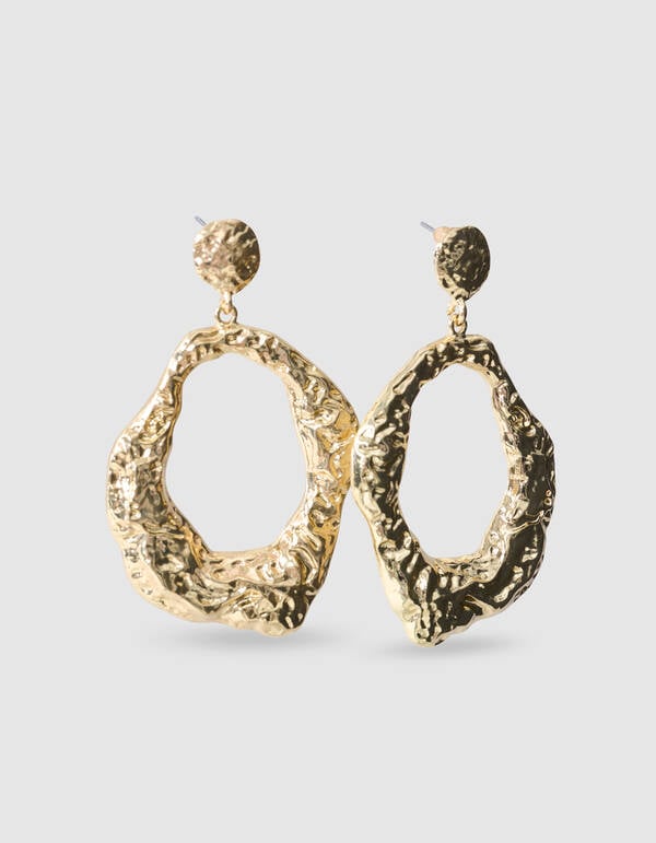 Hammerd Round Oorbellen Goud SHOEBY ACCESSOIRES