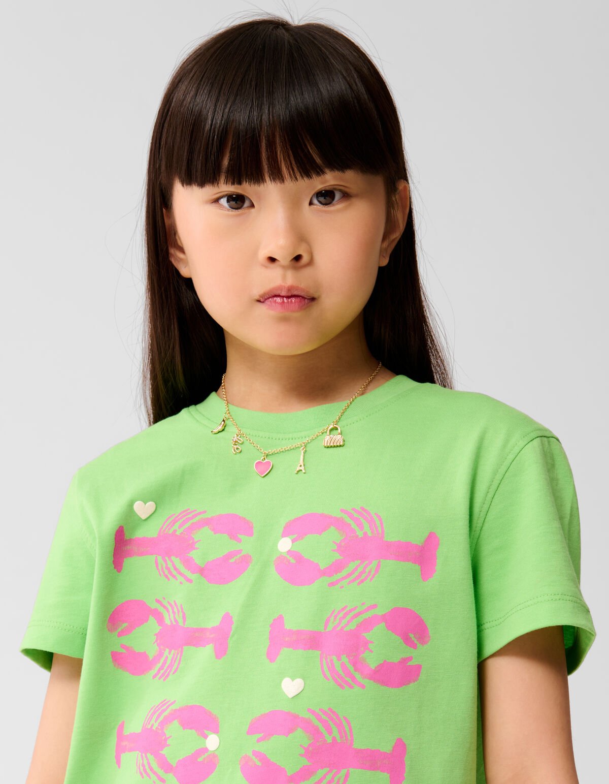 Kreeften Artwork T-shirt Lichtgroen SHOEBY GIRLS