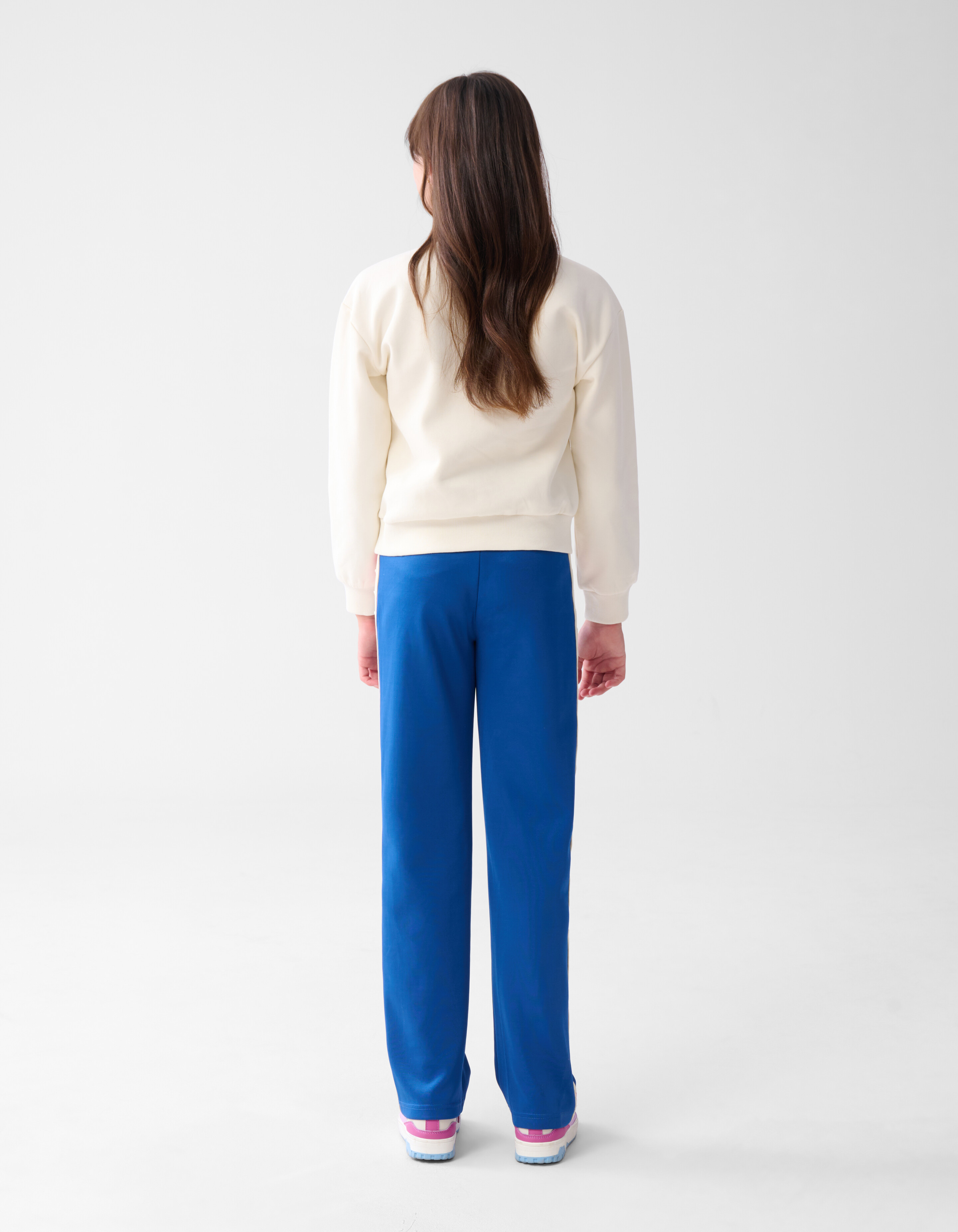 Sporty Tape Wide Leg Broek Donkerblauw SHOEBY GIRLS