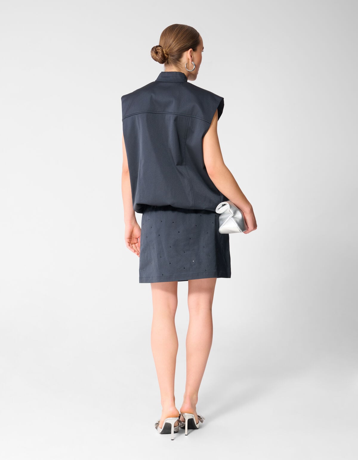 Strass Mini Rok Donkerblauw SHOEBY WOMEN