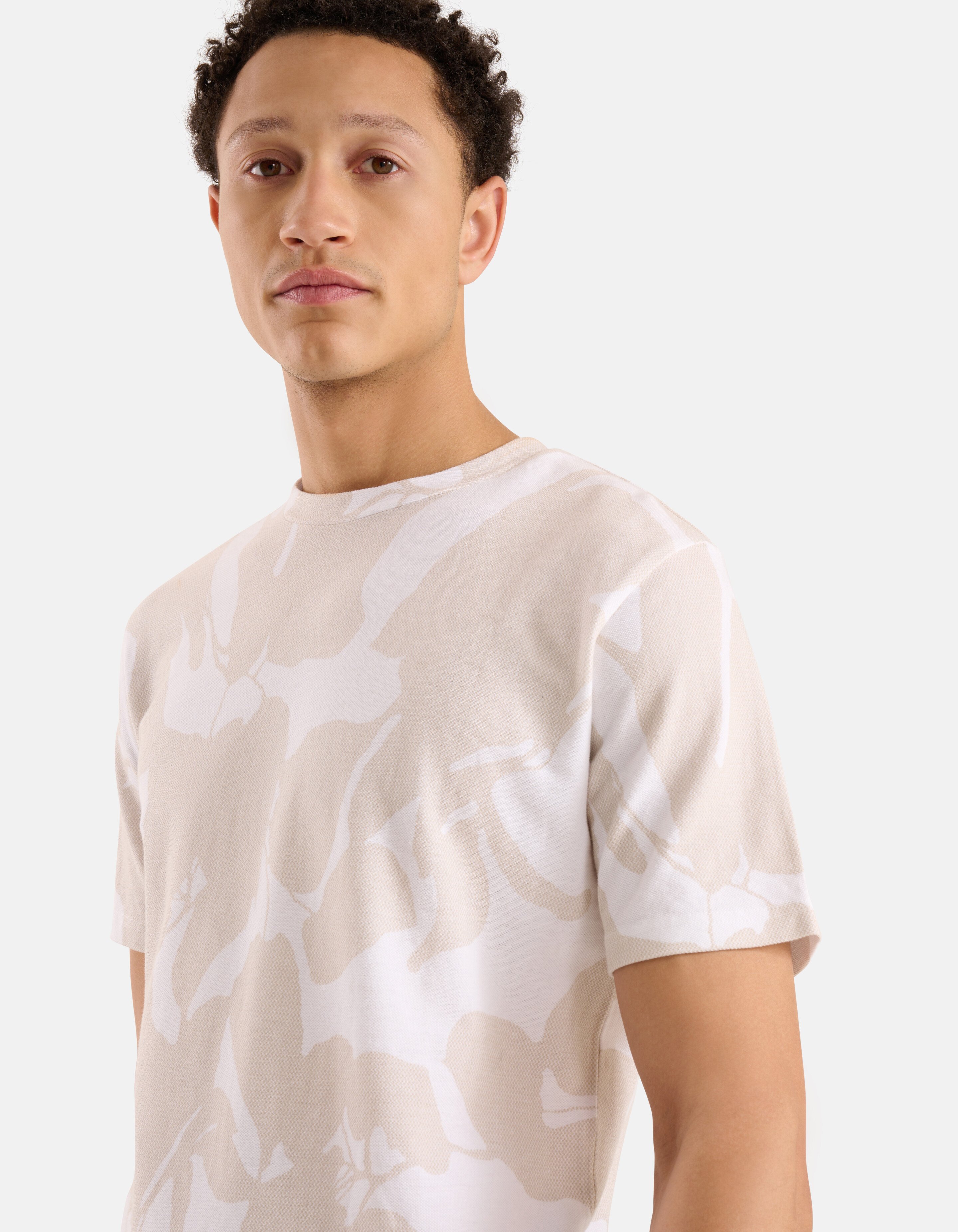 Waterprint T-shirt Beige SHOEBY MEN
