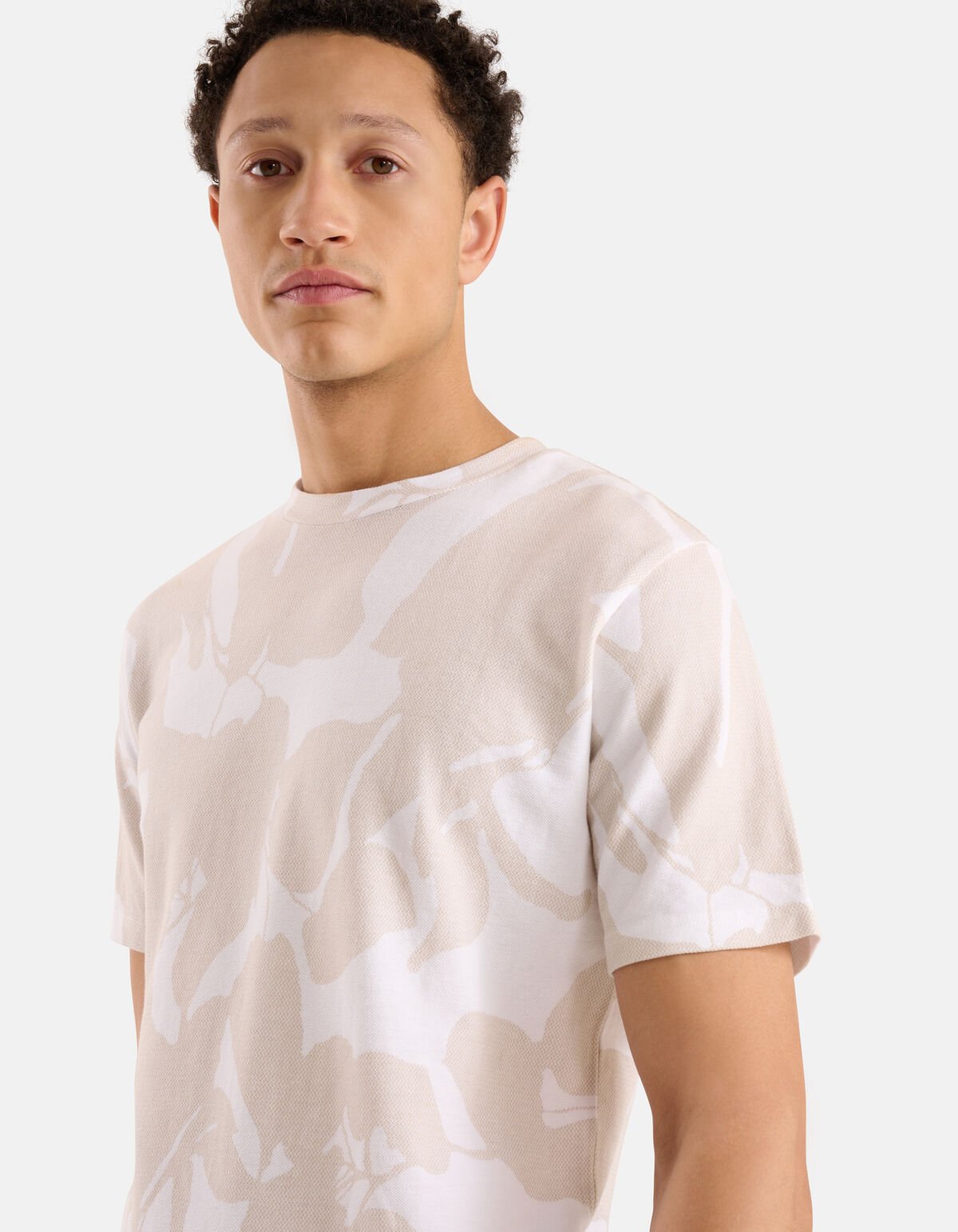 Waterprint T-shirt Beige SHOEBY MEN