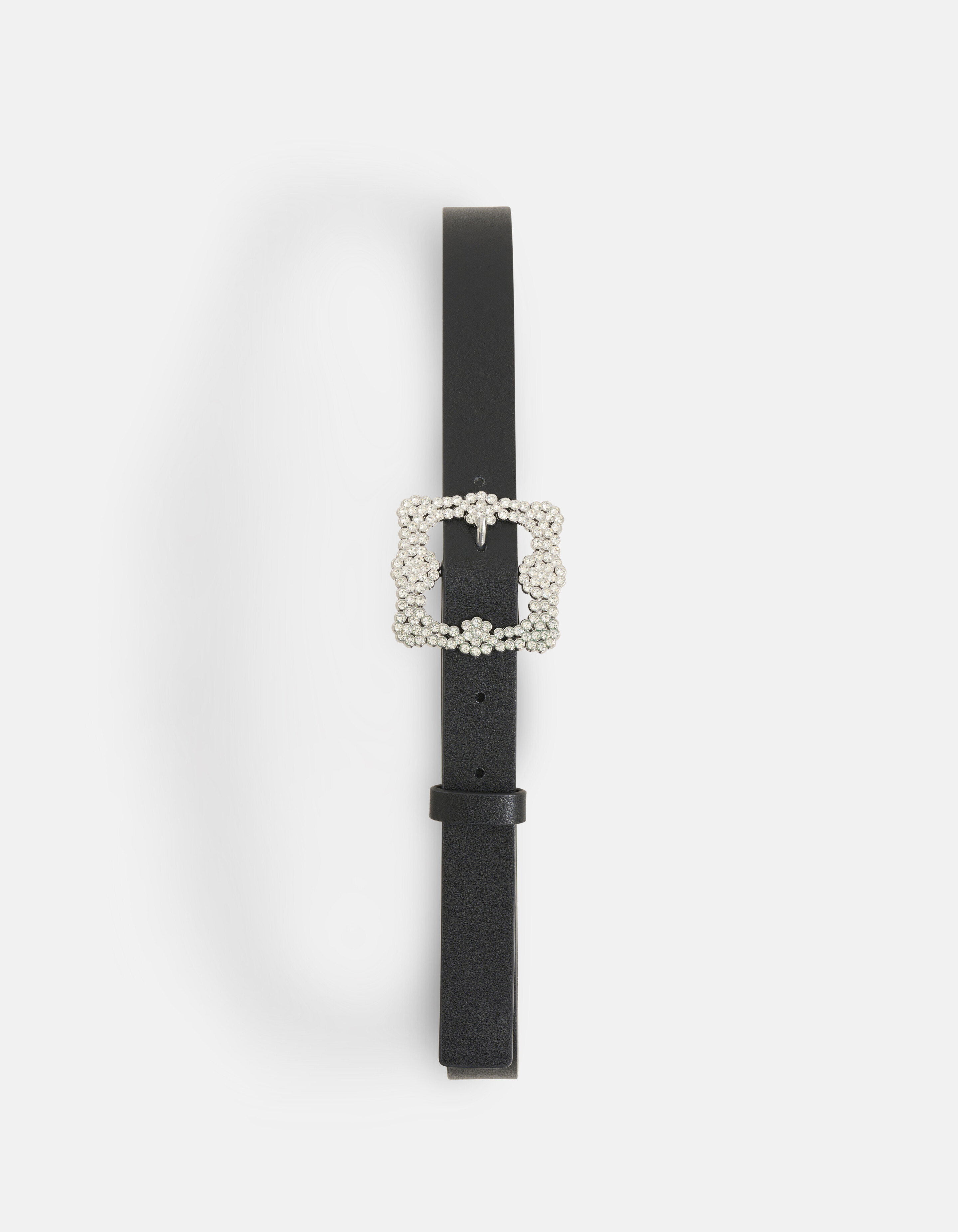 Strass Gesp Riem Zwart SHOEBY ACCESSOIRES