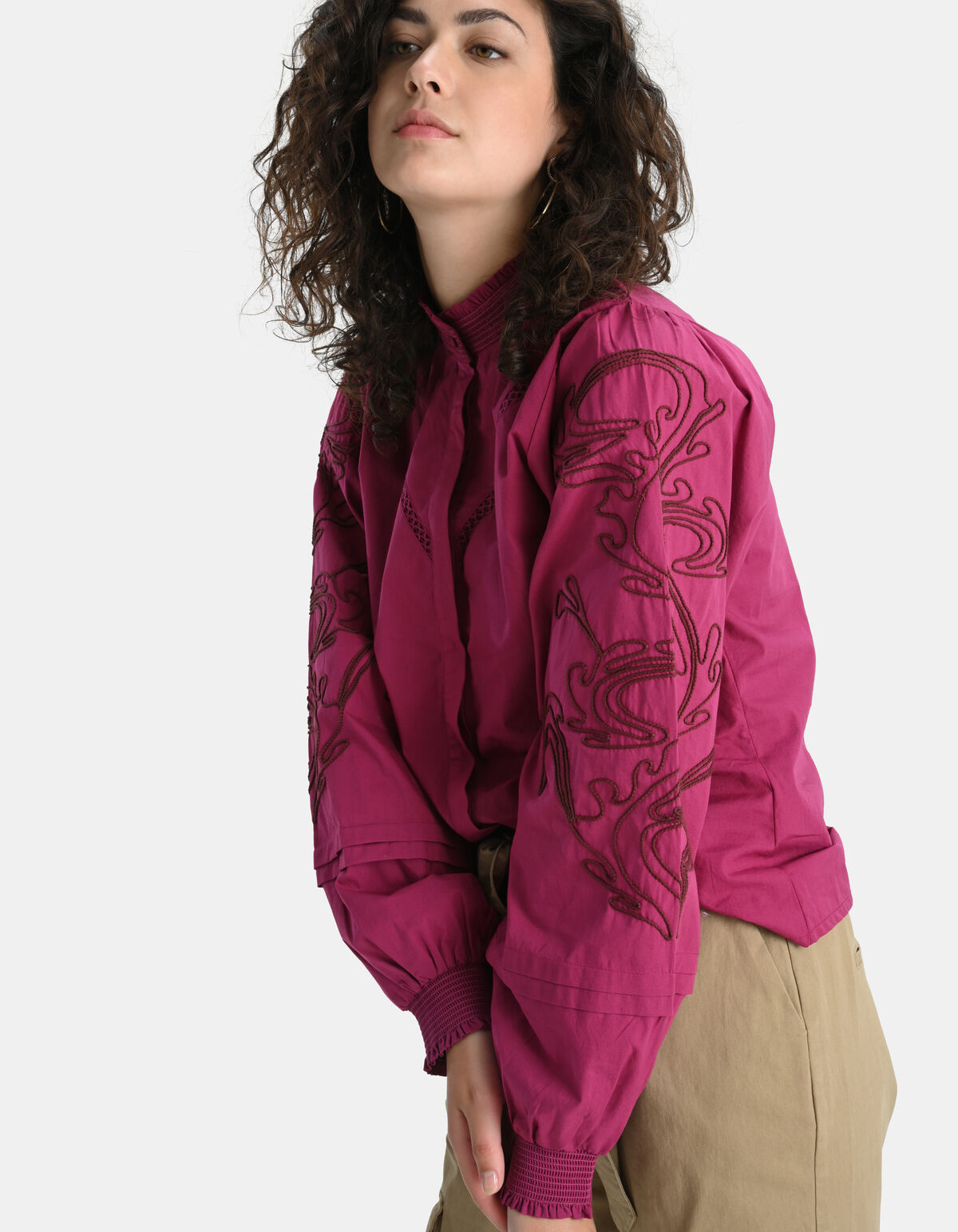 Cord Embro Blouse SHOEBY WOMEN