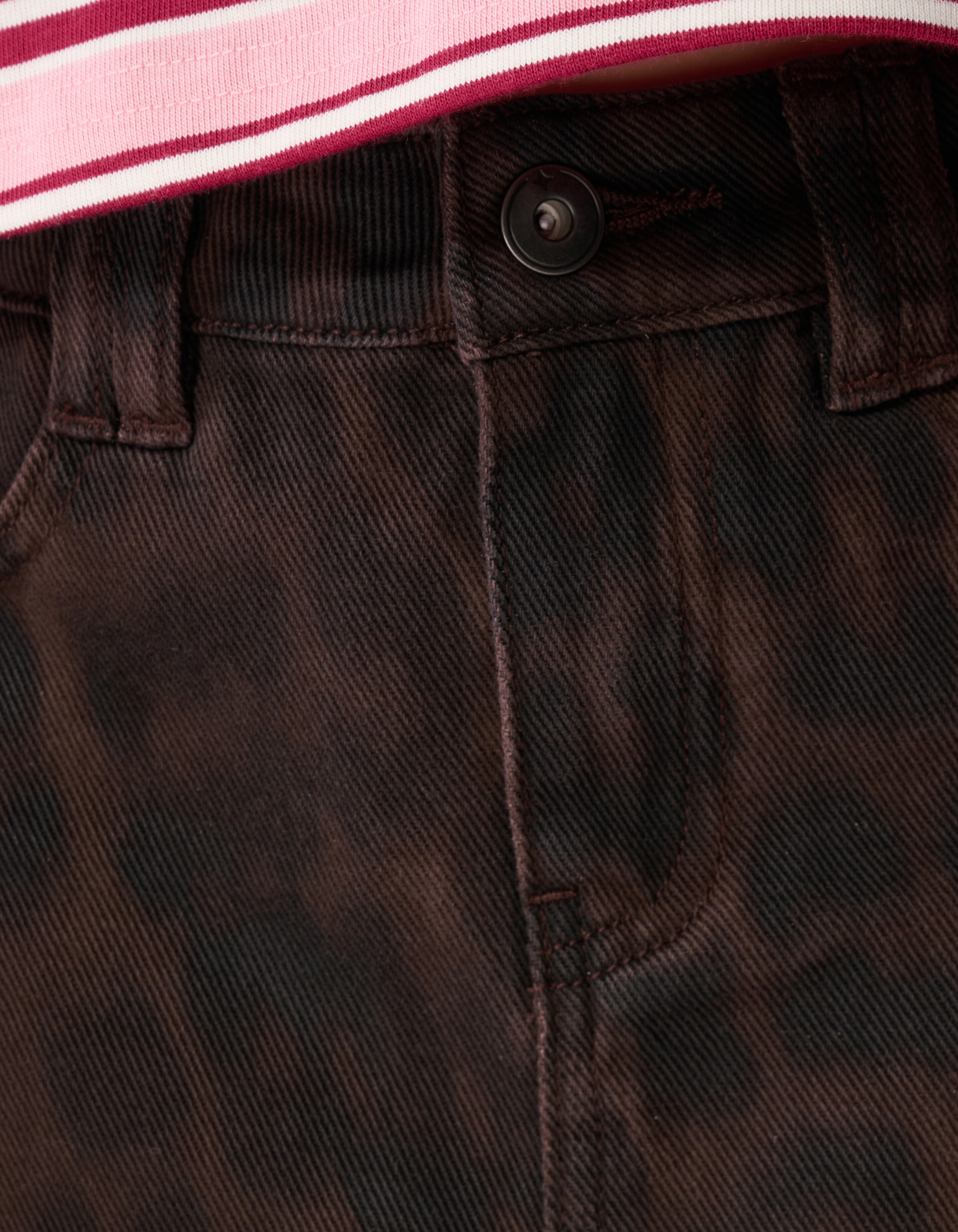Twill Leopard Print Rok Bruin SHOEBY GIRLS