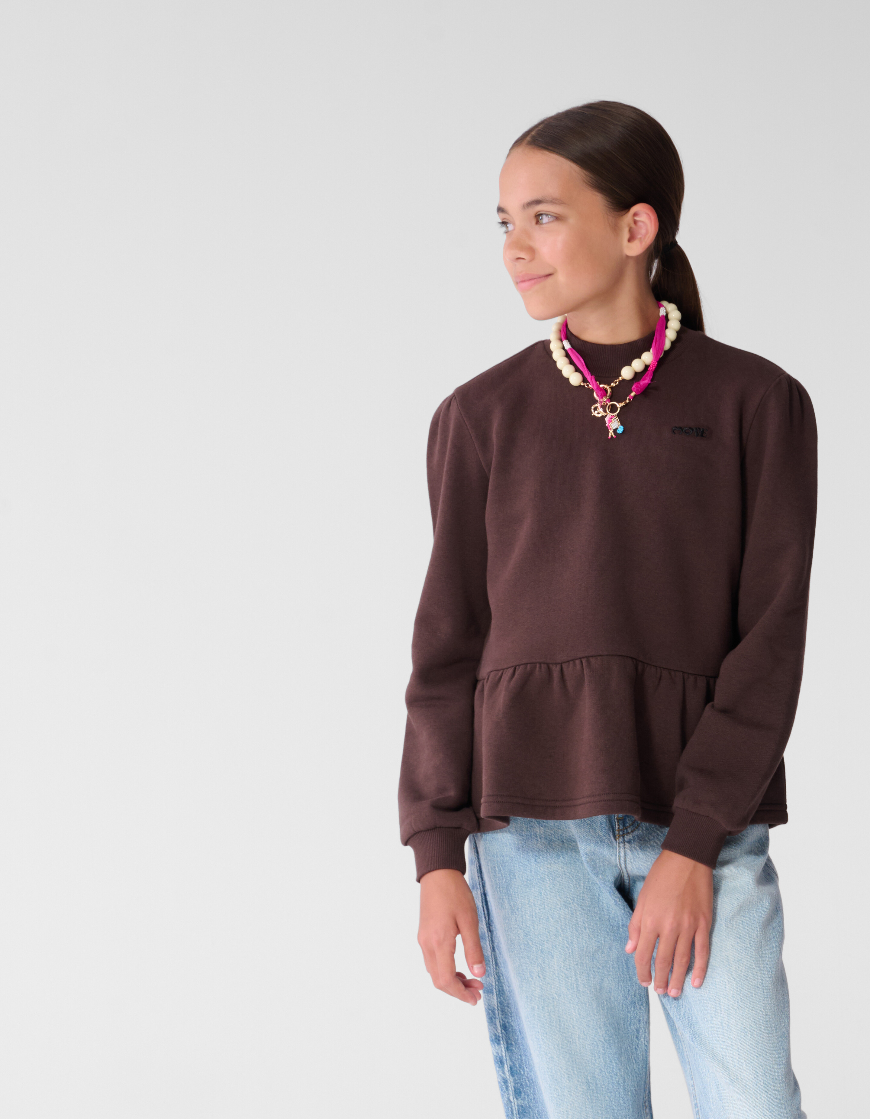 Peplum Sweater Bruin SHOEBY GIRLS