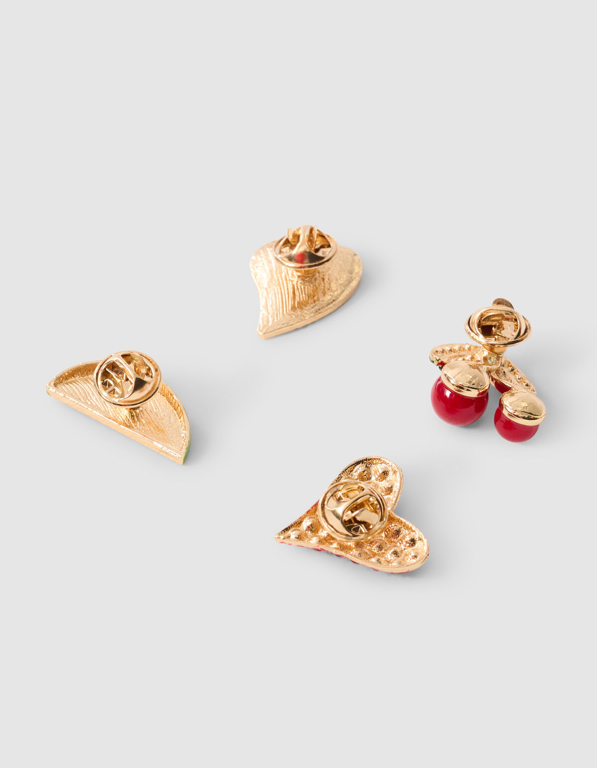 Broche Set Rood SHOEBY ACCESSOIRES