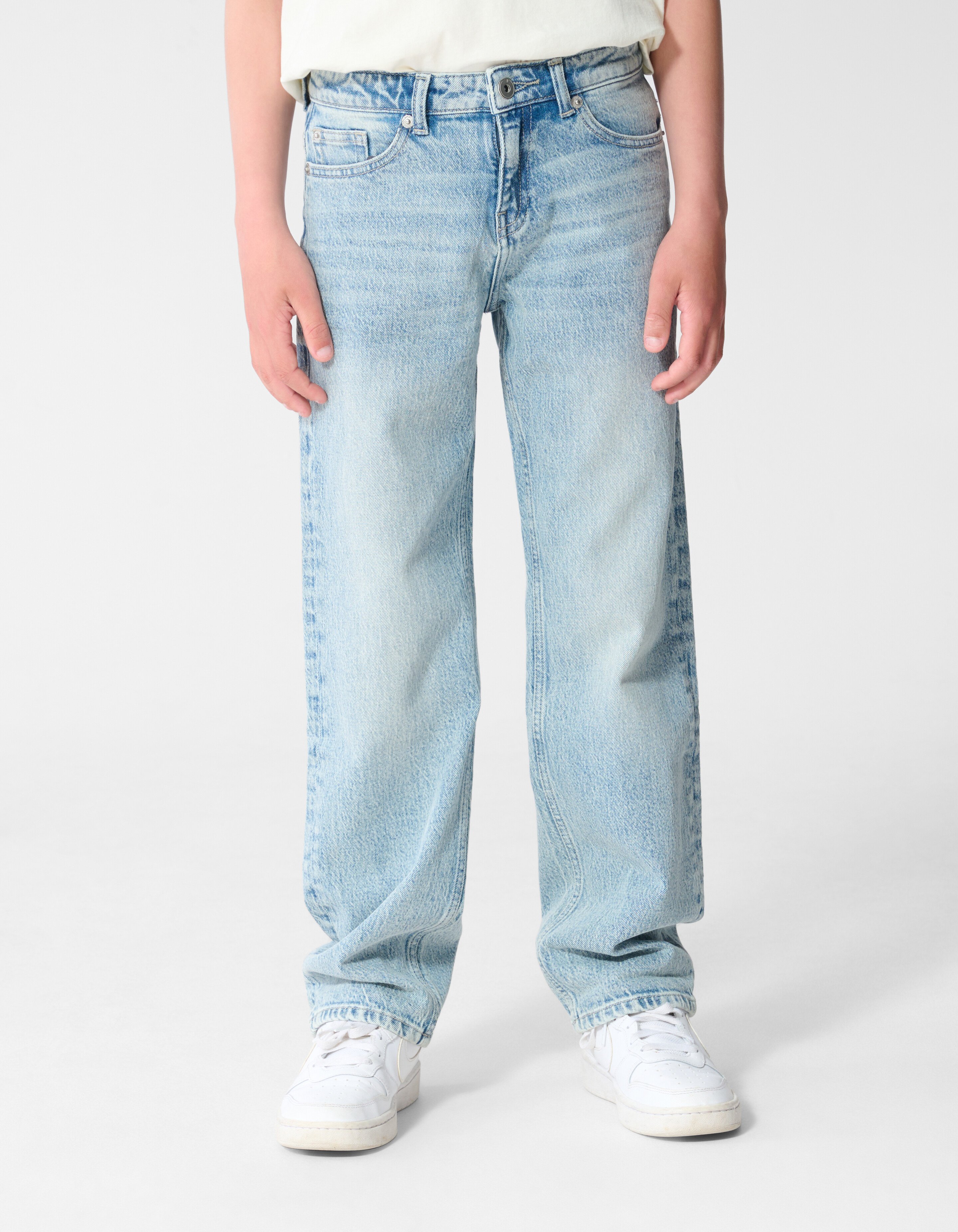 Baggy Fit Jeans Lichtblauw SHOEBY BOYS