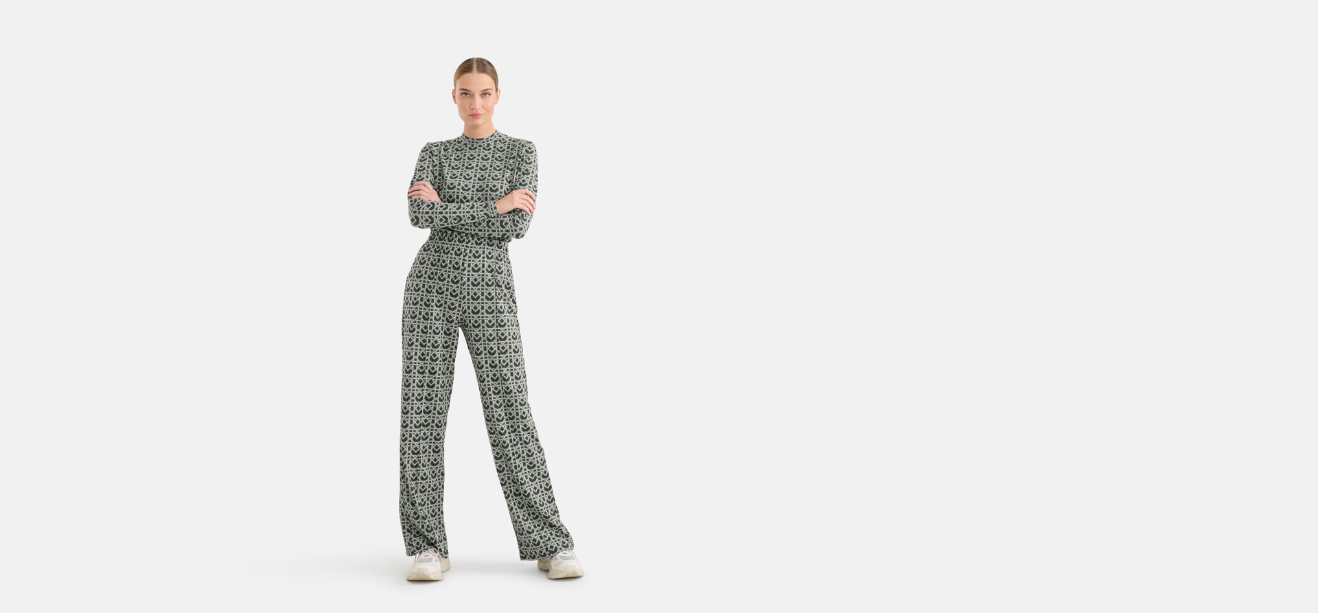 Travel Wide Leg Broek Donkergrijs By Mieke SHOEBY WOMEN