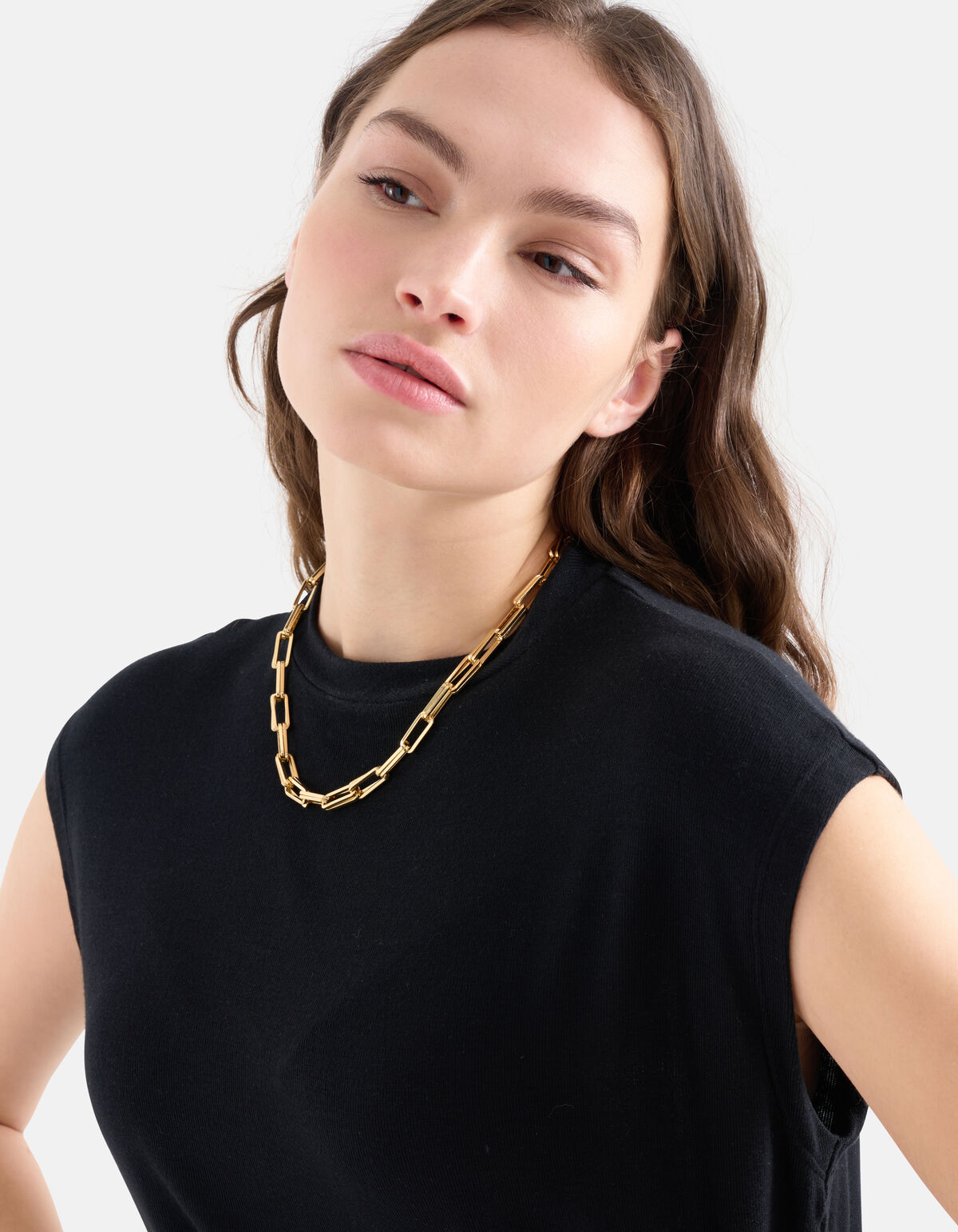 Sleeveless Top Zwart SHOEBY WOMEN