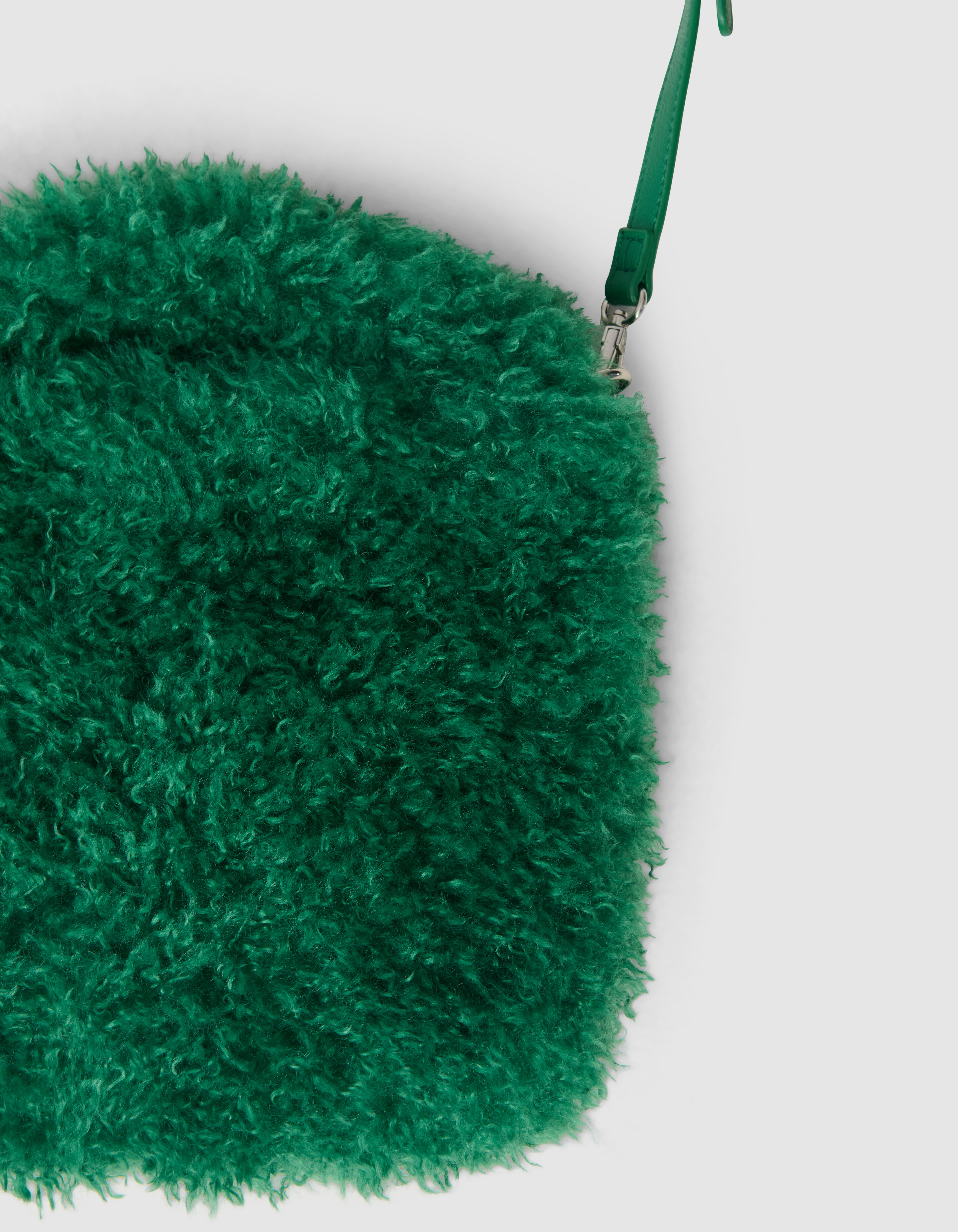 Fluffy Fur Tas Donkergroen SHOEBY ACCESSOIRES