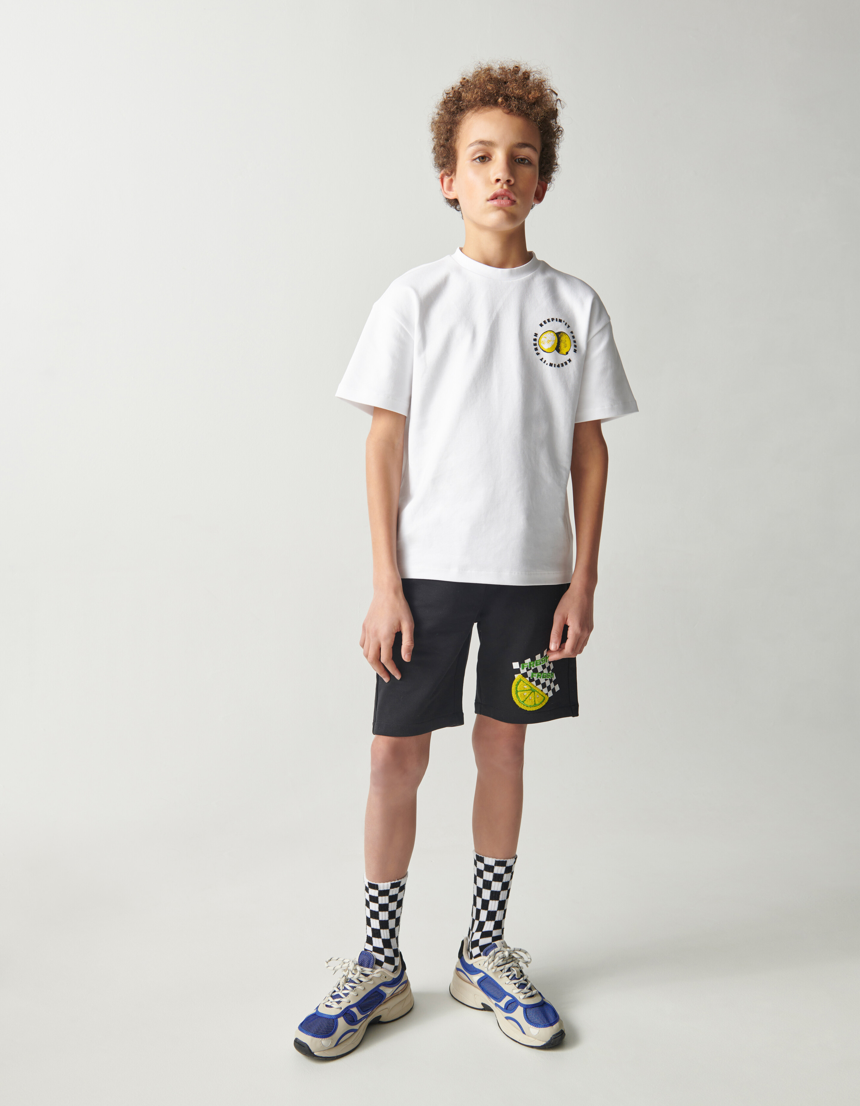 Heavy Artwork T-shirt Wit By Dylan SHOEBY BOYS