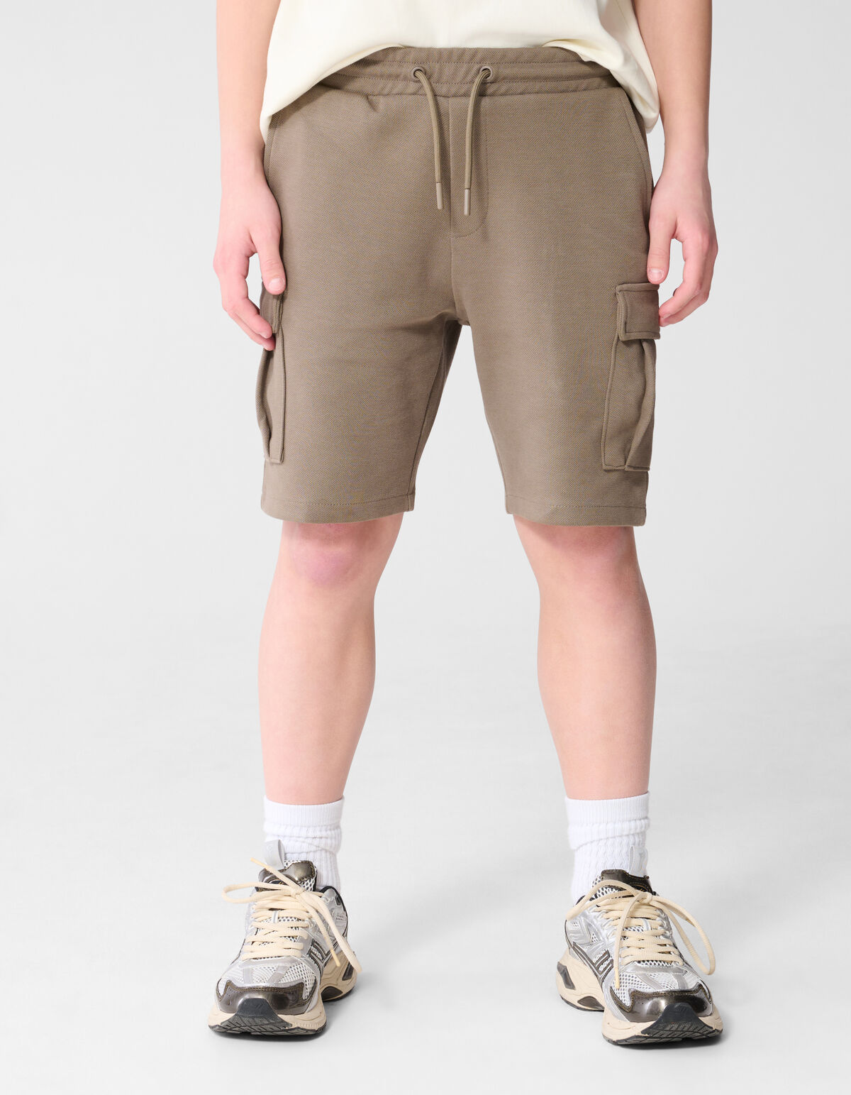 Cargo Pique Short Taupe SHOEBY BOYS
