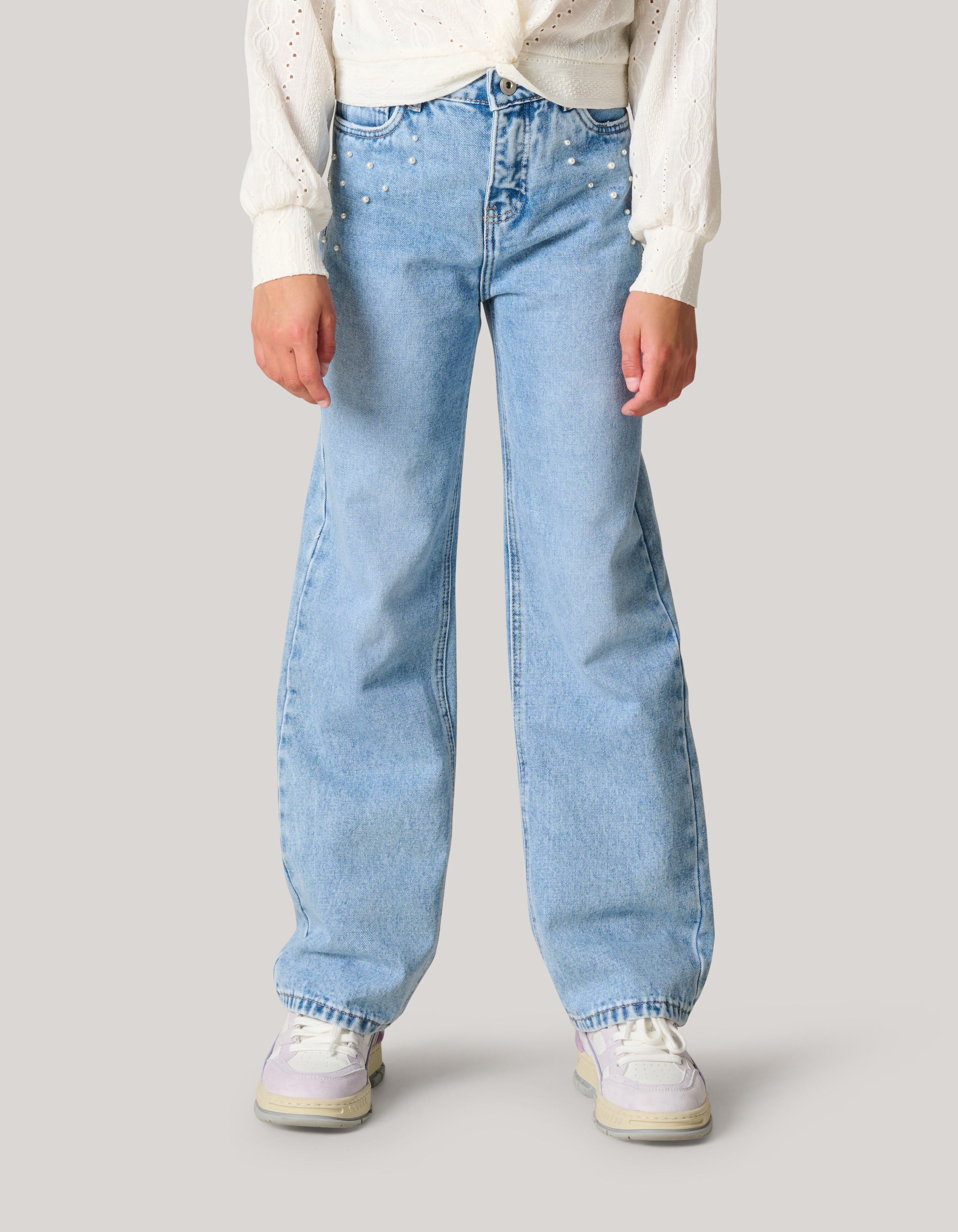 Parel Wide Leg Bleached SHOEBY GIRLS