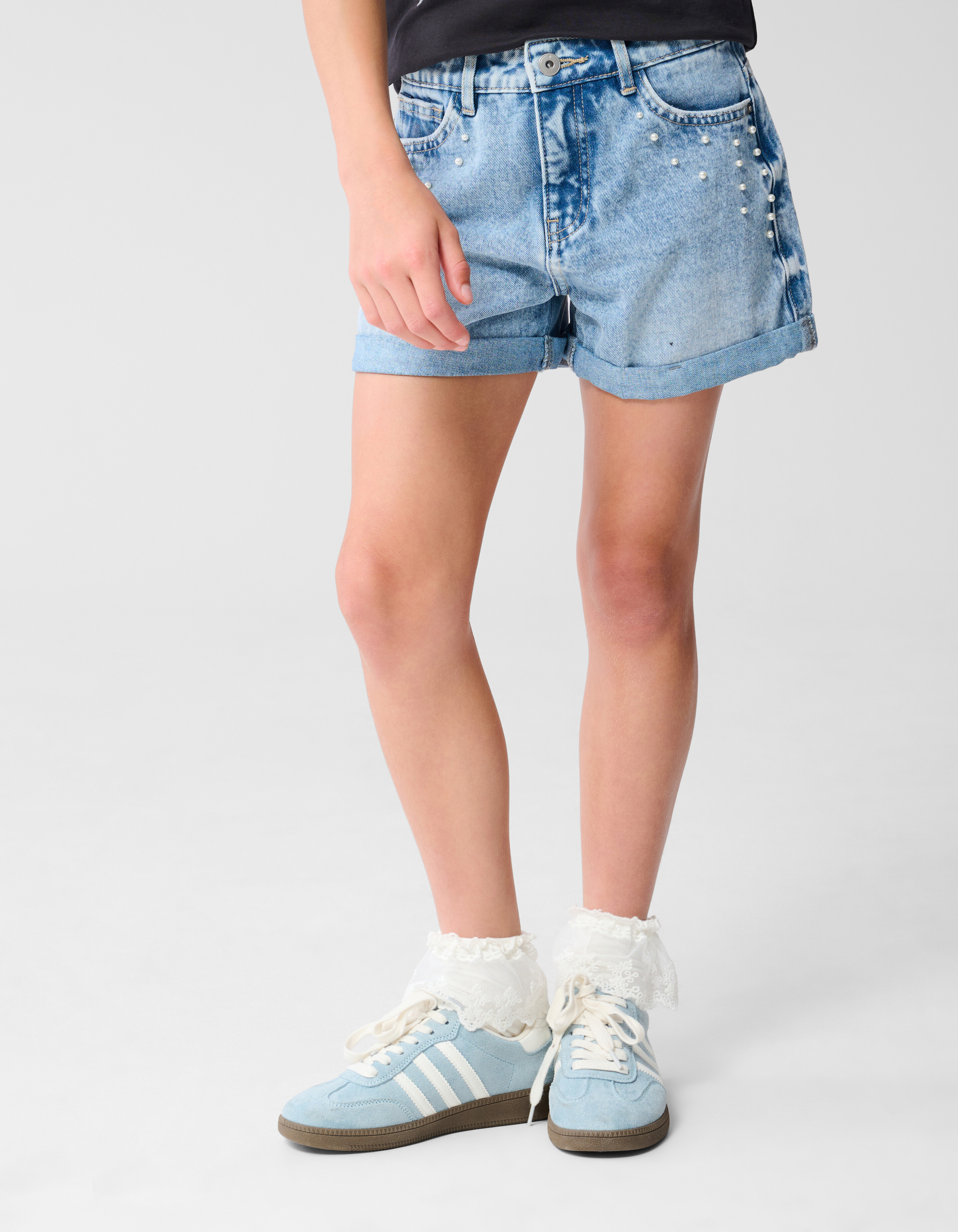 Pearl Denim Short SHOEBY GIRLS