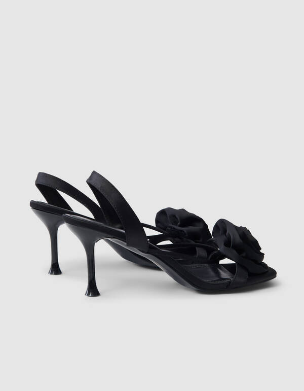 Bloem Hakken Zwart SHOEBY SHOES