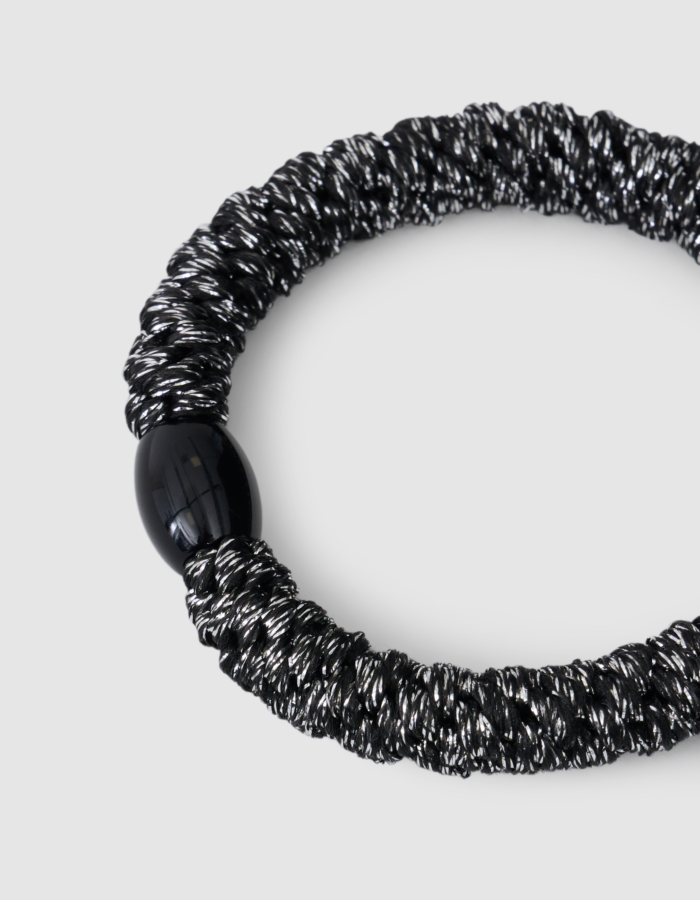 Lurex Haarelastiek Zwart SHOEBY ACCESSOIRES