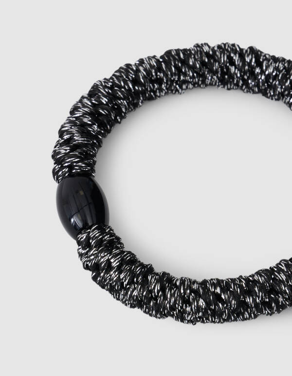 Lurex Haarelastiek Zwart SHOEBY ACCESSOIRES