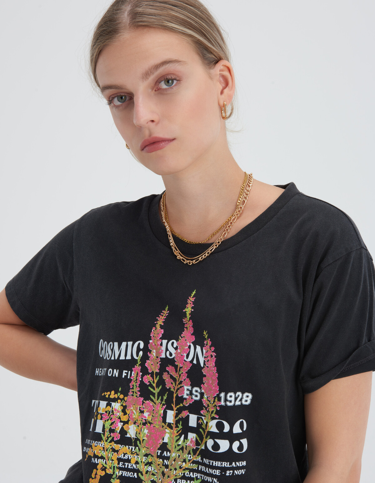 Flower Washed T-shirt Eksept