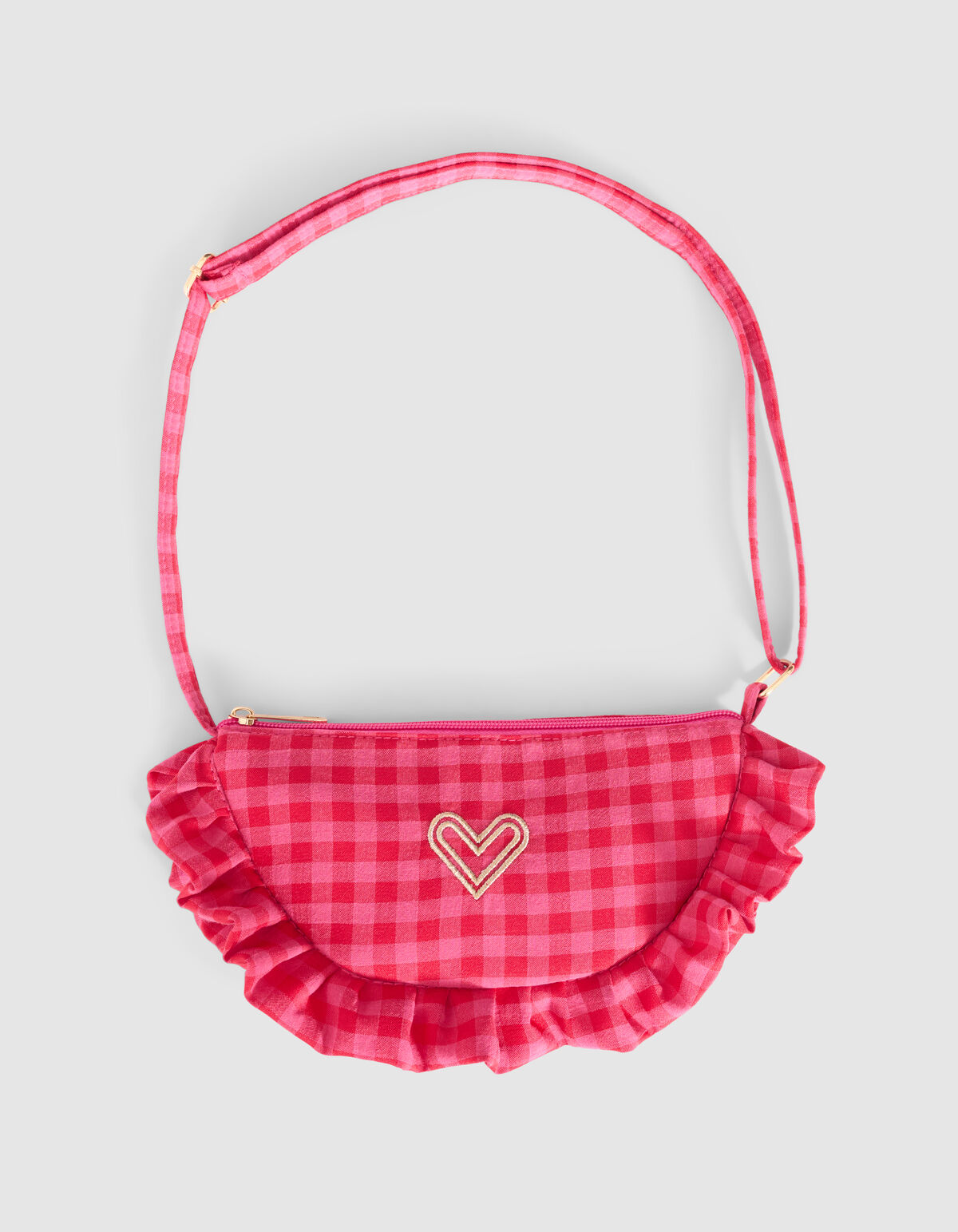 Ruiten Ruffle Tas Roze SHOEBY ACCESSOIRES