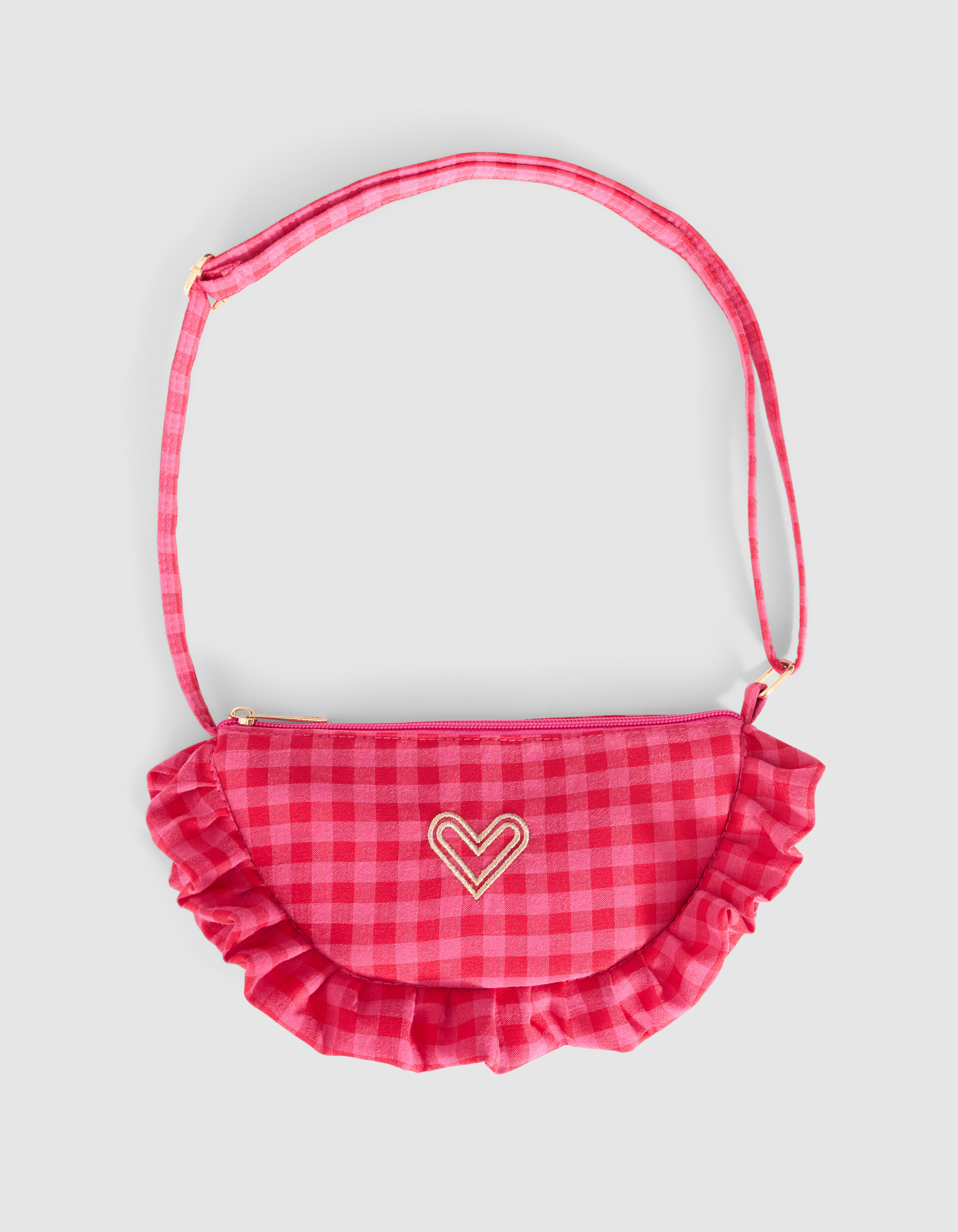 Ruiten Ruffle Tas Roze SHOEBY ACCESSOIRES