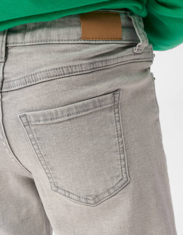 Pocket Straight Fit Jeans Grijs SHOEBY GIRLS