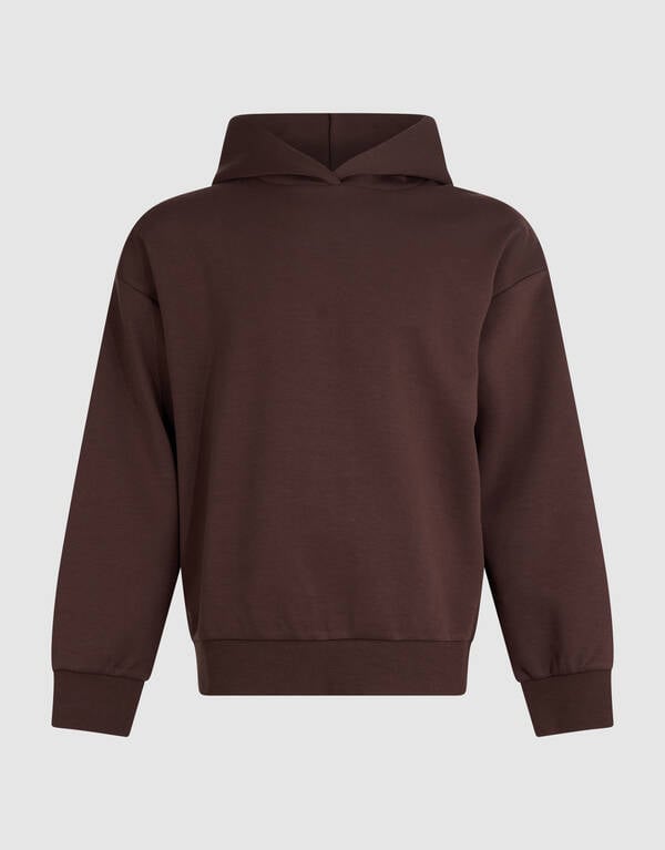 Interlock Hoodie Donkerbruin SHOEBY MEN
