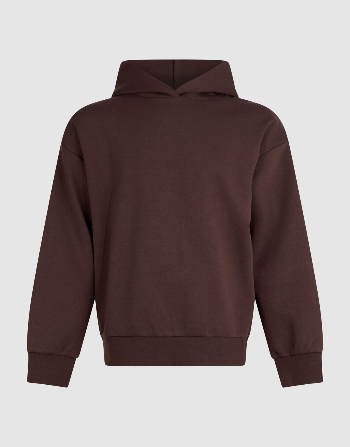 Interlock Hoodie Donkerbruin SHOEBY MEN