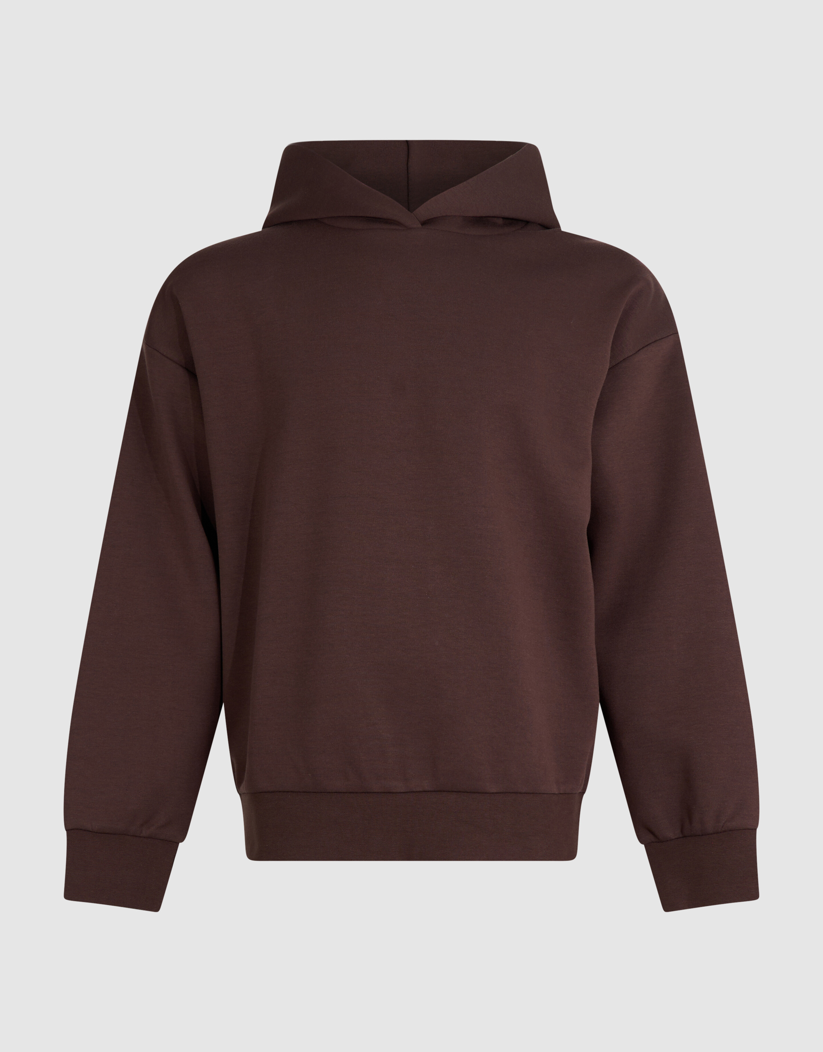Interlock Hoodie Donkerbruin SHOEBY MEN