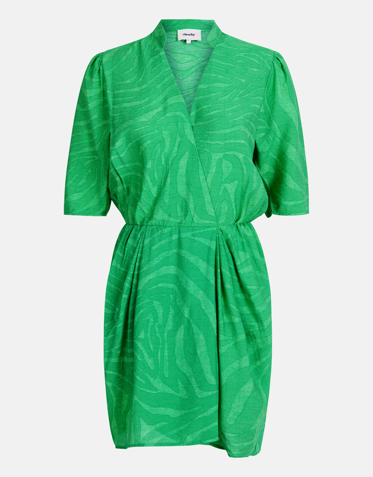 Zebra Print Jurk Groen SHOEBY WOMEN