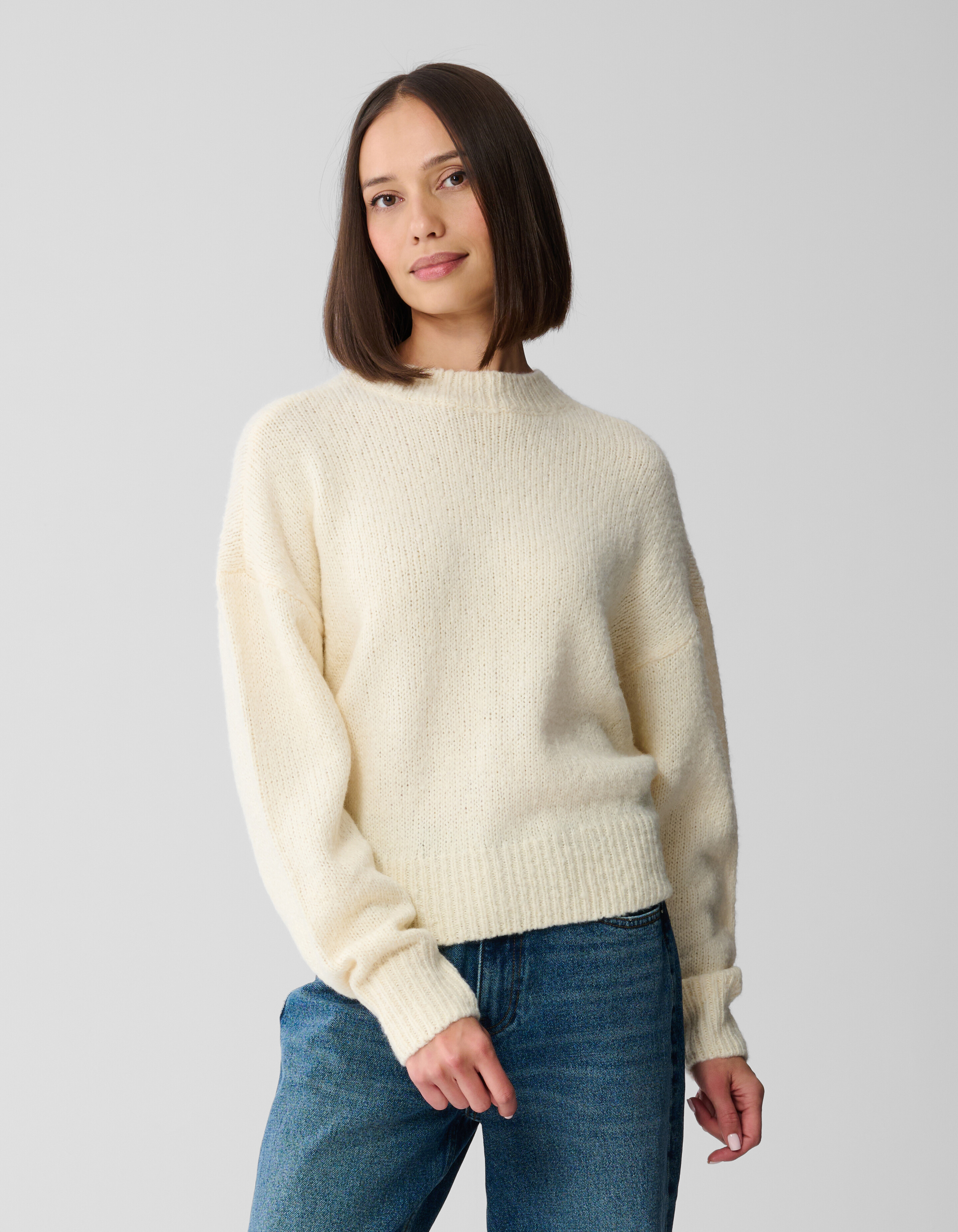 Muse Club Artwork Trui Gebroken Wit SHOEBY WOMEN