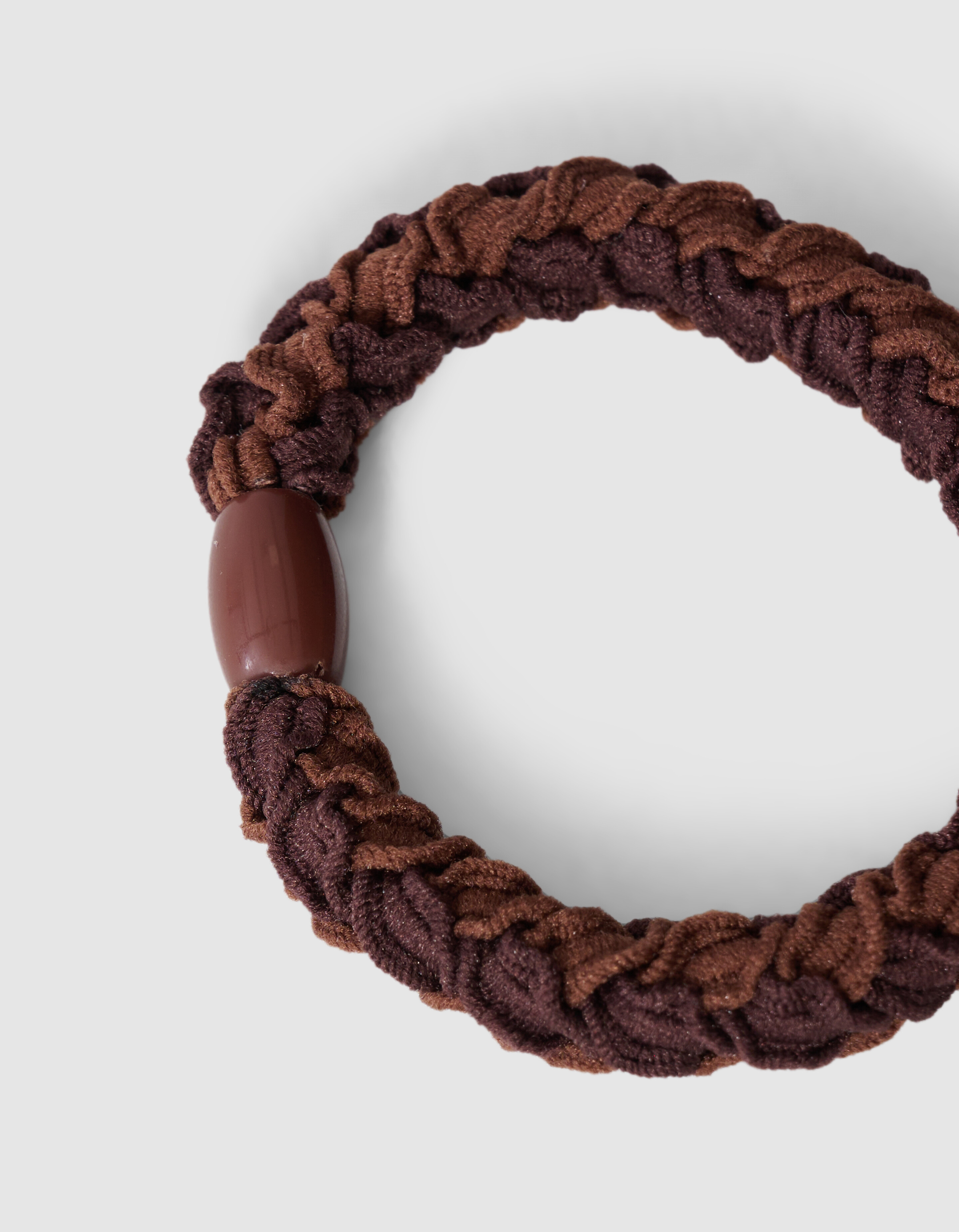 Gevlochten Haarelastiek Bruin SHOEBY ACCESSOIRES