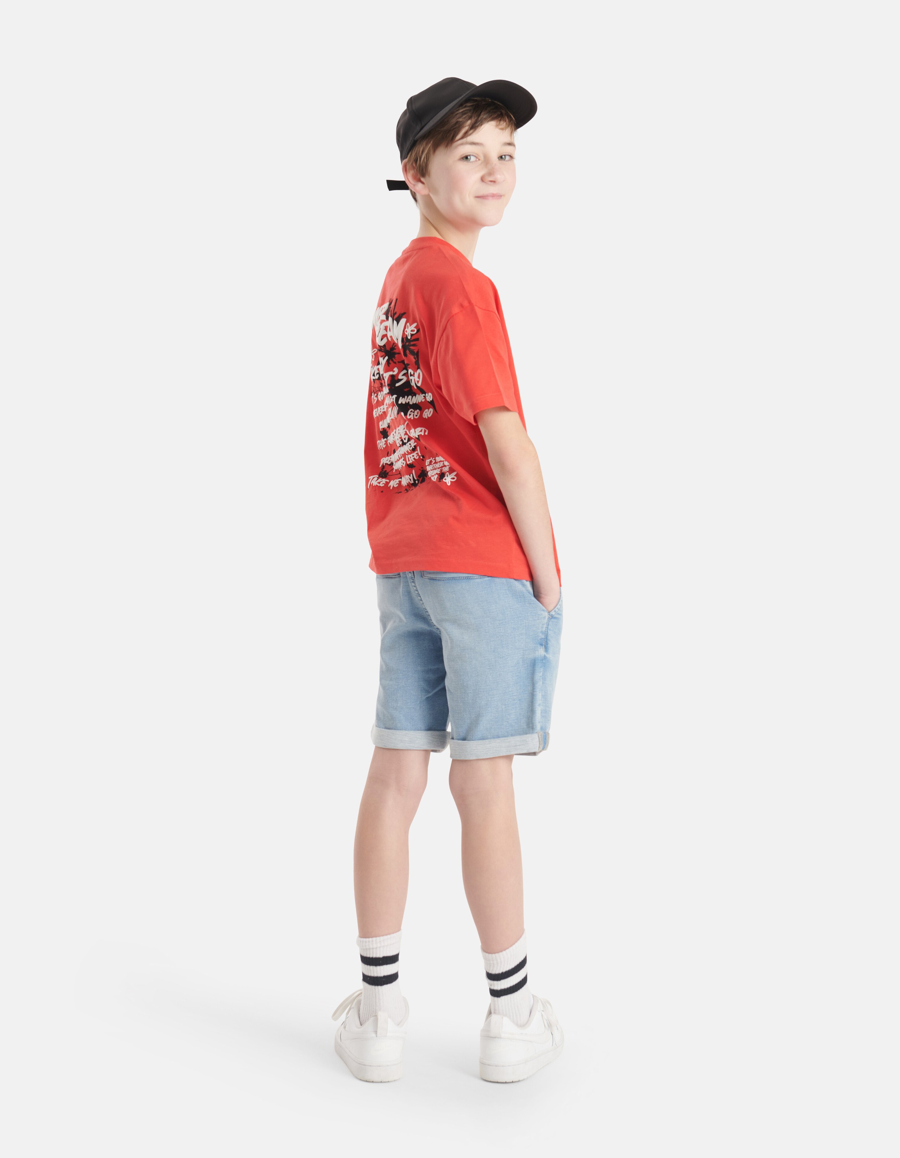 Drawstring Jogger Short Lichtblauw SHOEBY BOYS