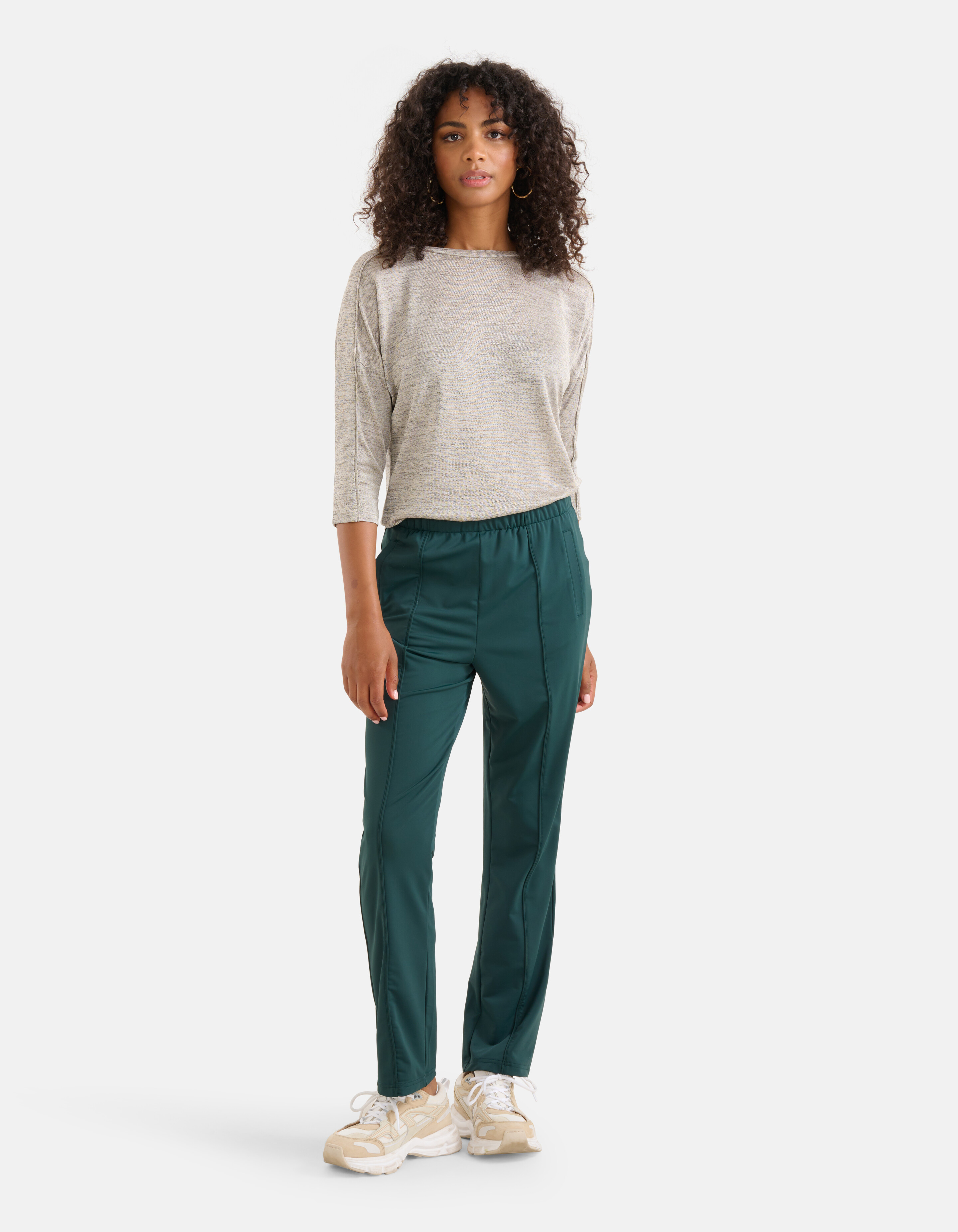 Structuur Top Lichtgrijs SHOEBY WOMEN