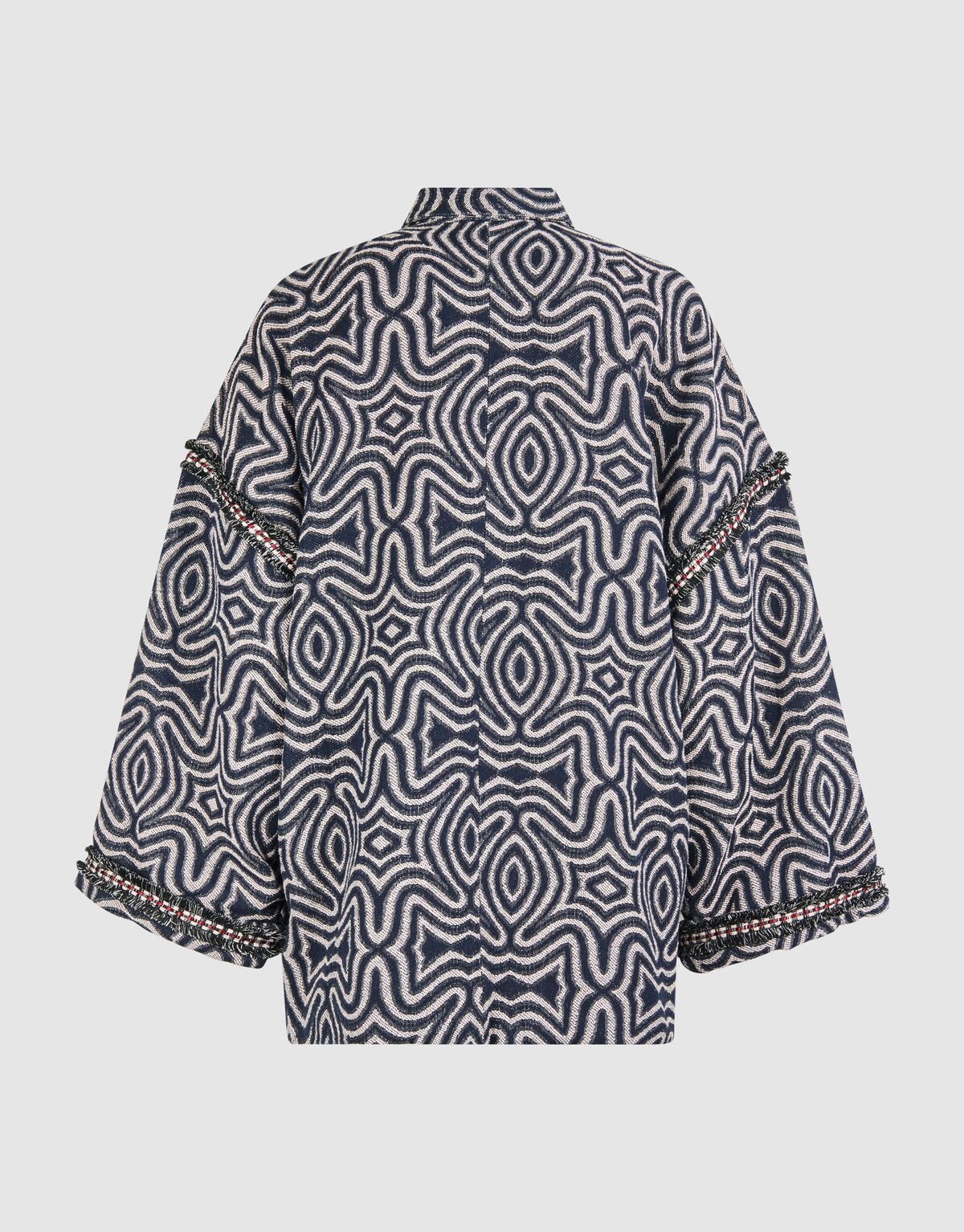 Jacquard Tape Jack Donkerblauw By Mieke SHOEBY WOMEN