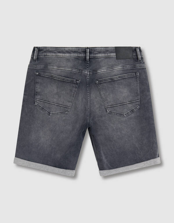 Denim Short Donkergrijs SHOEBY MEN