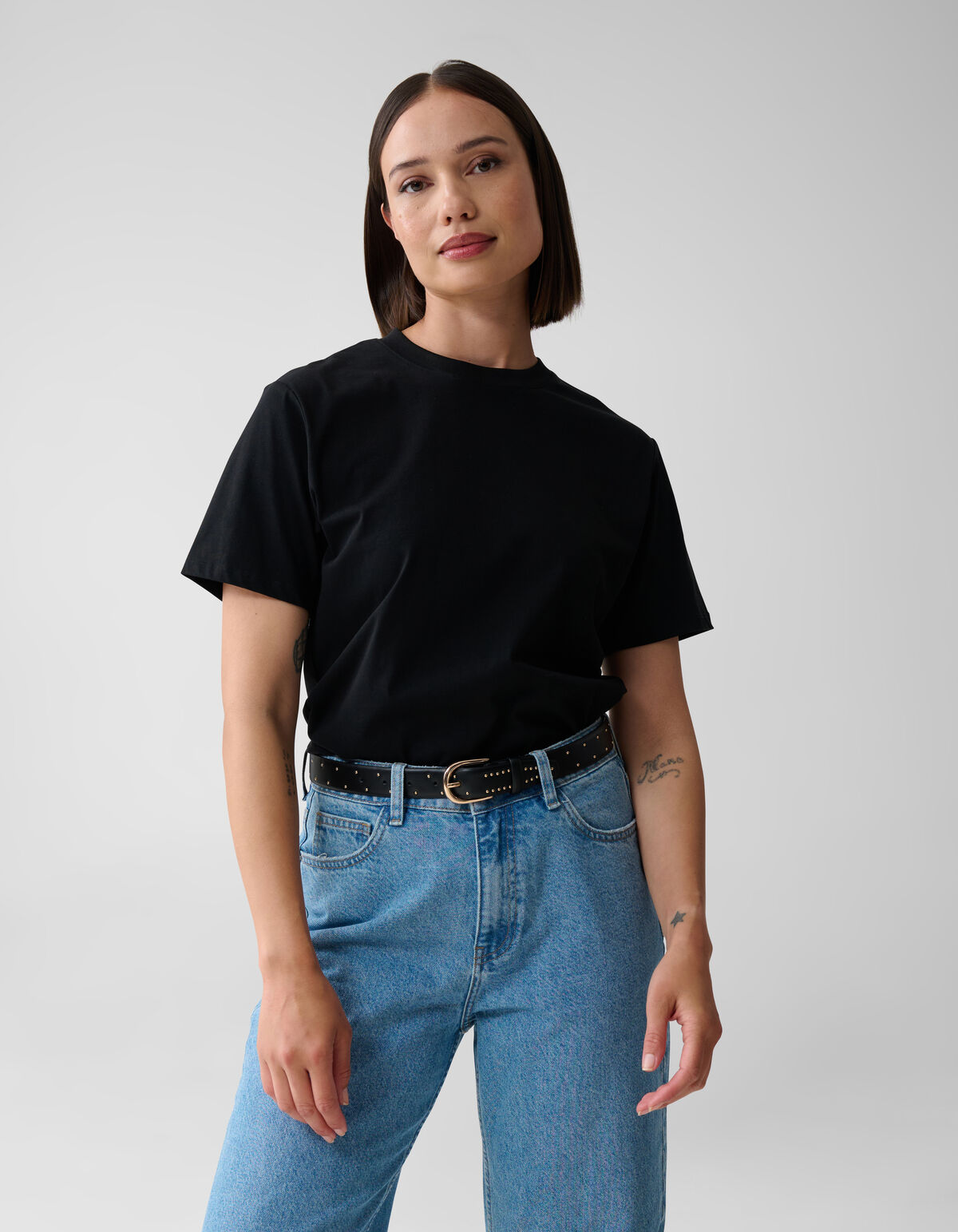 Studded Riem Zwart SHOEBY ACCESSOIRES