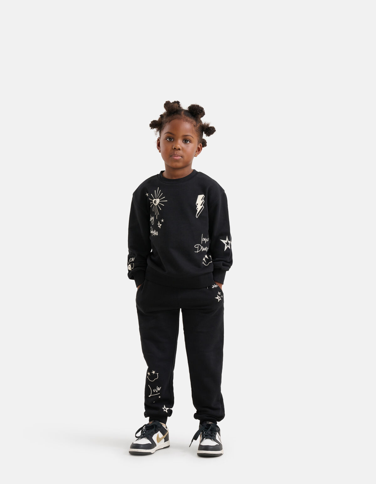 Artwork Sweater Zwart SHOEBY GIRLS