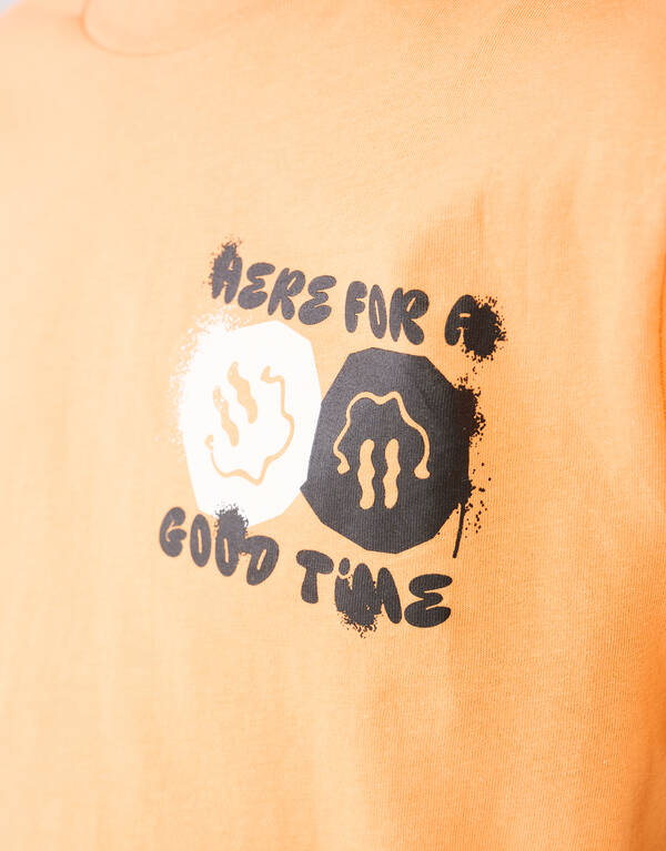 Artwork T-shirt Oranje SHOEBY BOYS