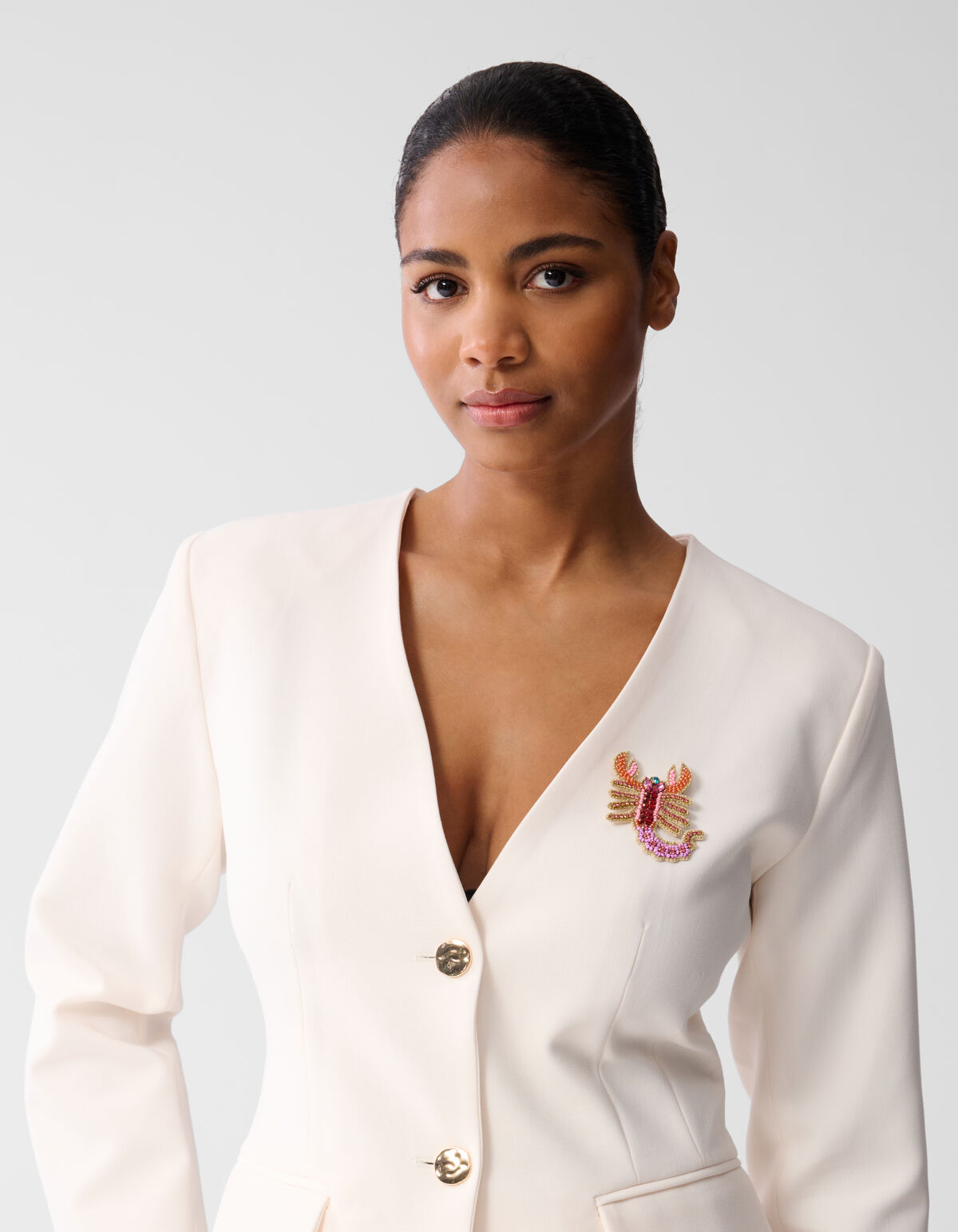 Schorpioen Broche Roze by Fred SHOEBY ACCESSOIRES