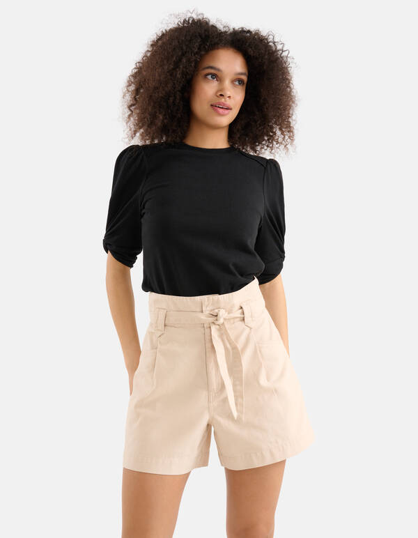 Knot T-shirt Zwart SHOEBY WOMEN