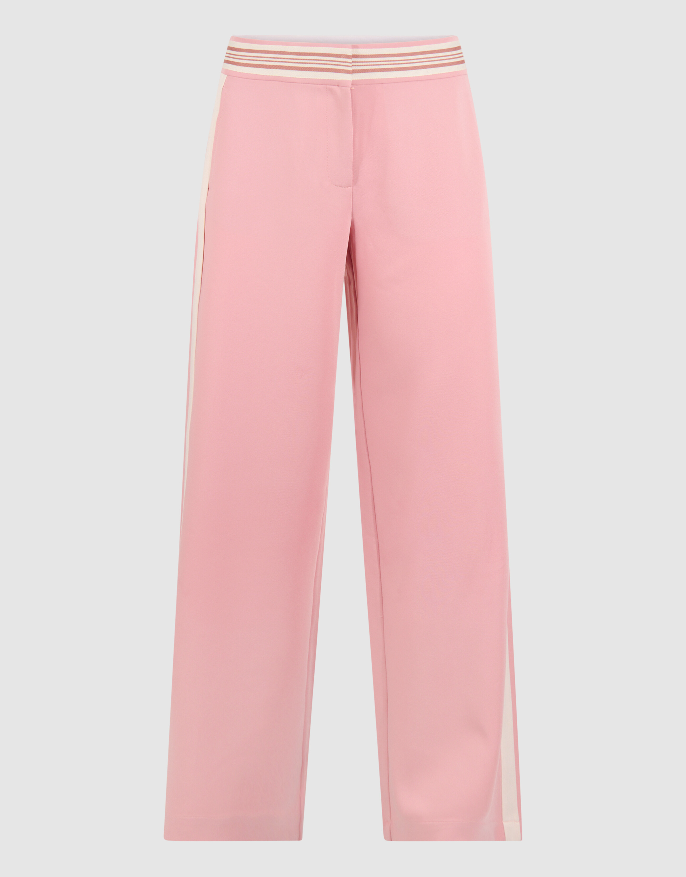 Sporty Wide Leg Broek Lichtroze By Mieke SHOEBY WOMEN
