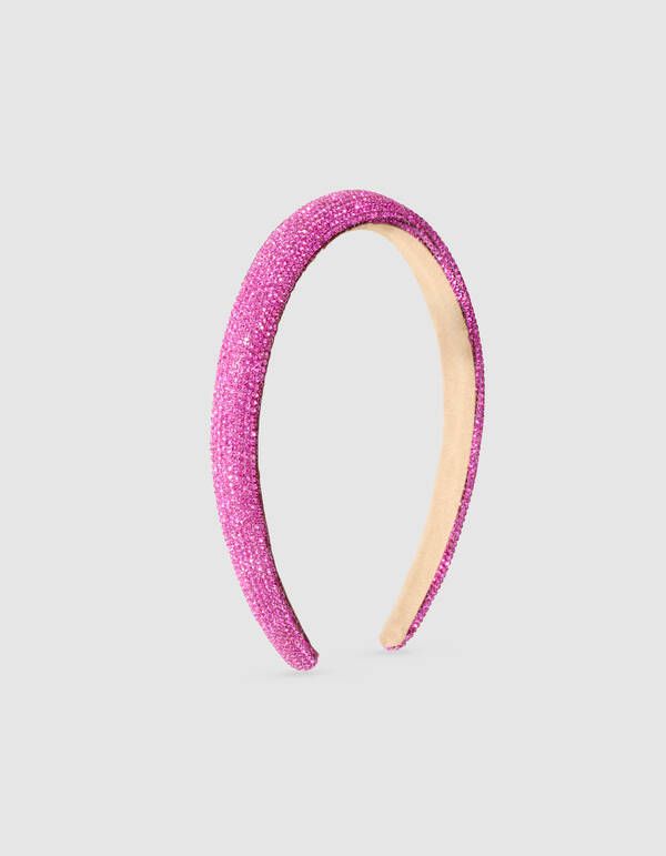 Strass Haarband Roze SHOEBY ACCESSOIRES