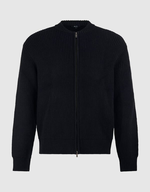 Knit Bomber Jack Zwart SHOEBY MEN