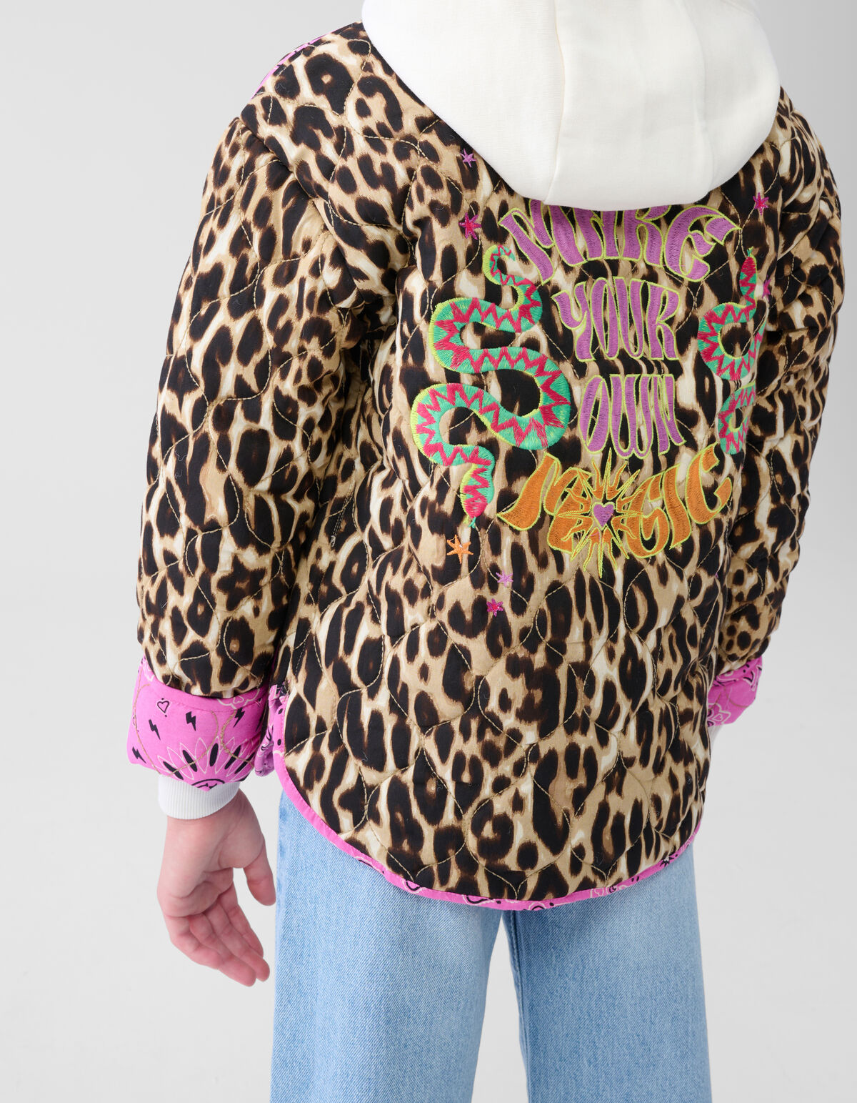 Leopard Kimono Jacket Bruin SHOEBY GIRLS